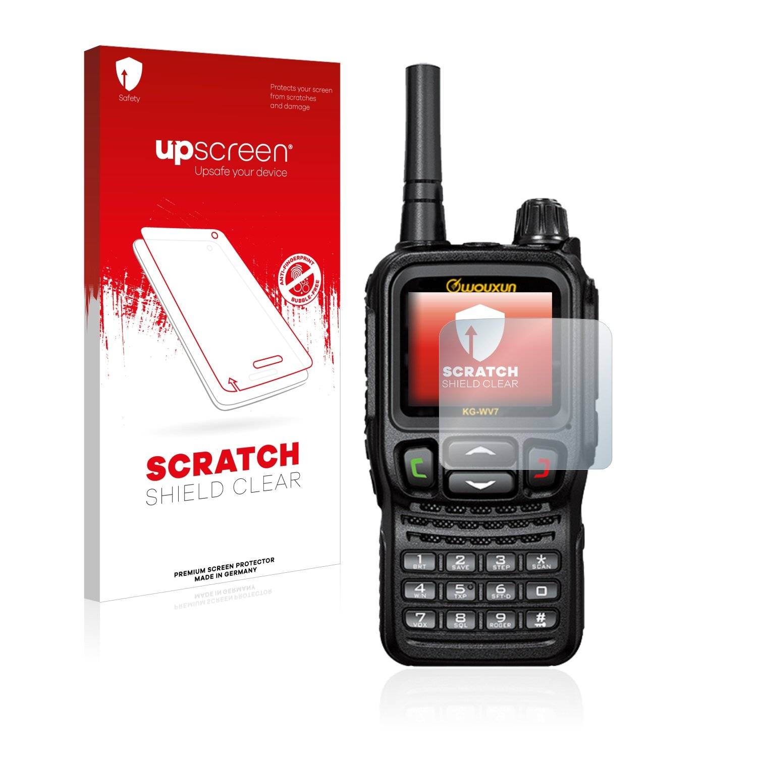 upscreen Scratc Shiel Clea Premiu Displayschutzfoli fü Wouxu KG-WV7