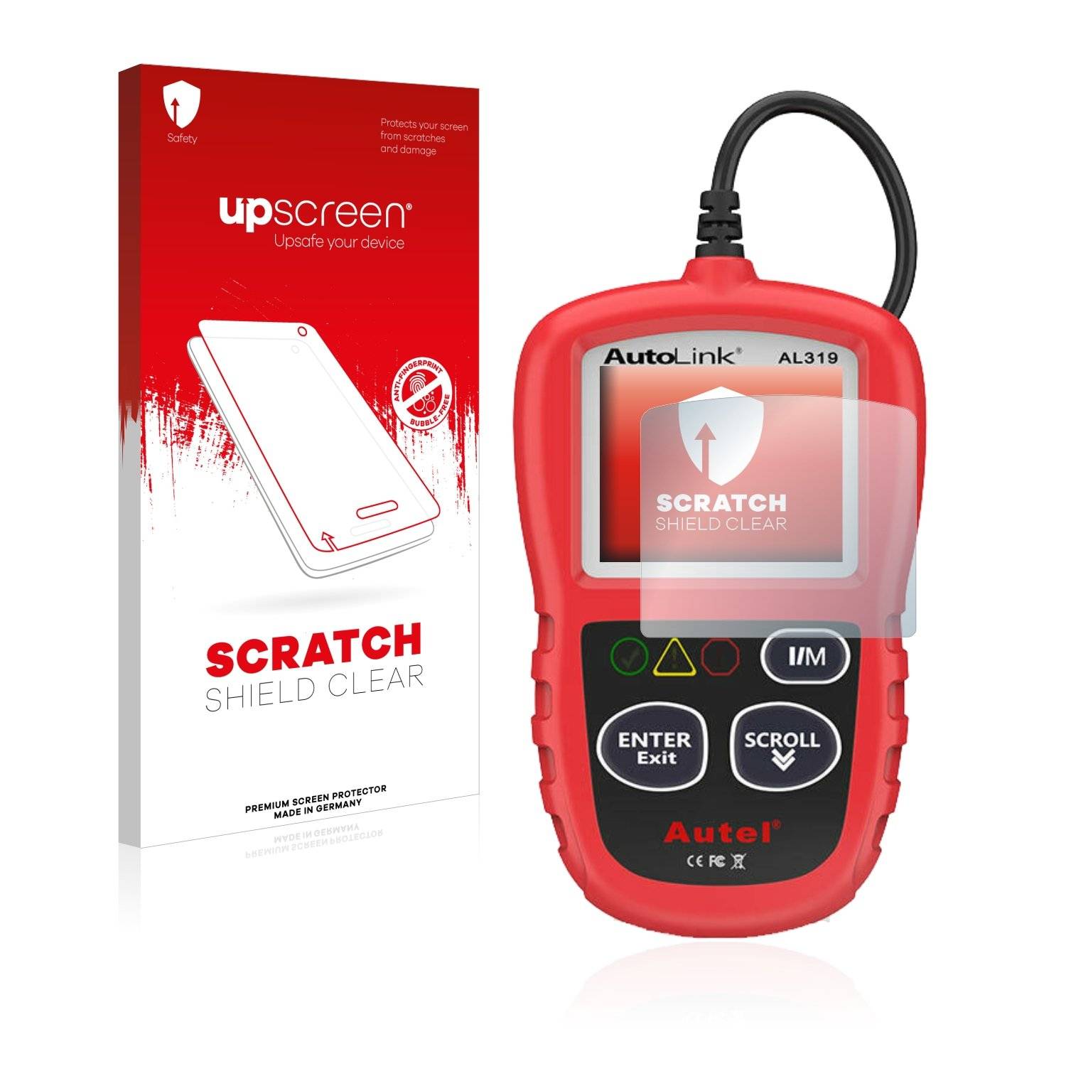 upscreen Scratc Shiel Clea Premiu Displayschutzfoli fü Aute Autolin AL319