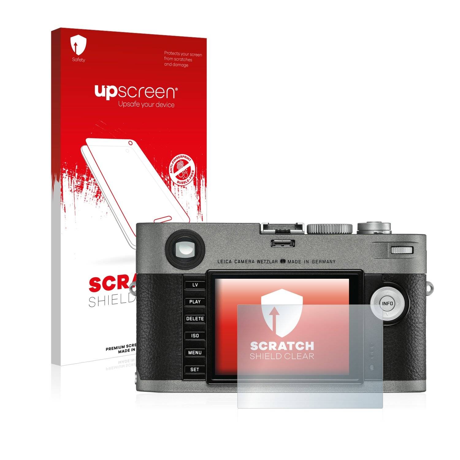 upscreen Scratc Shiel Clea Premiu Displayschutzfoli fü Leic M- Ty 24 2019