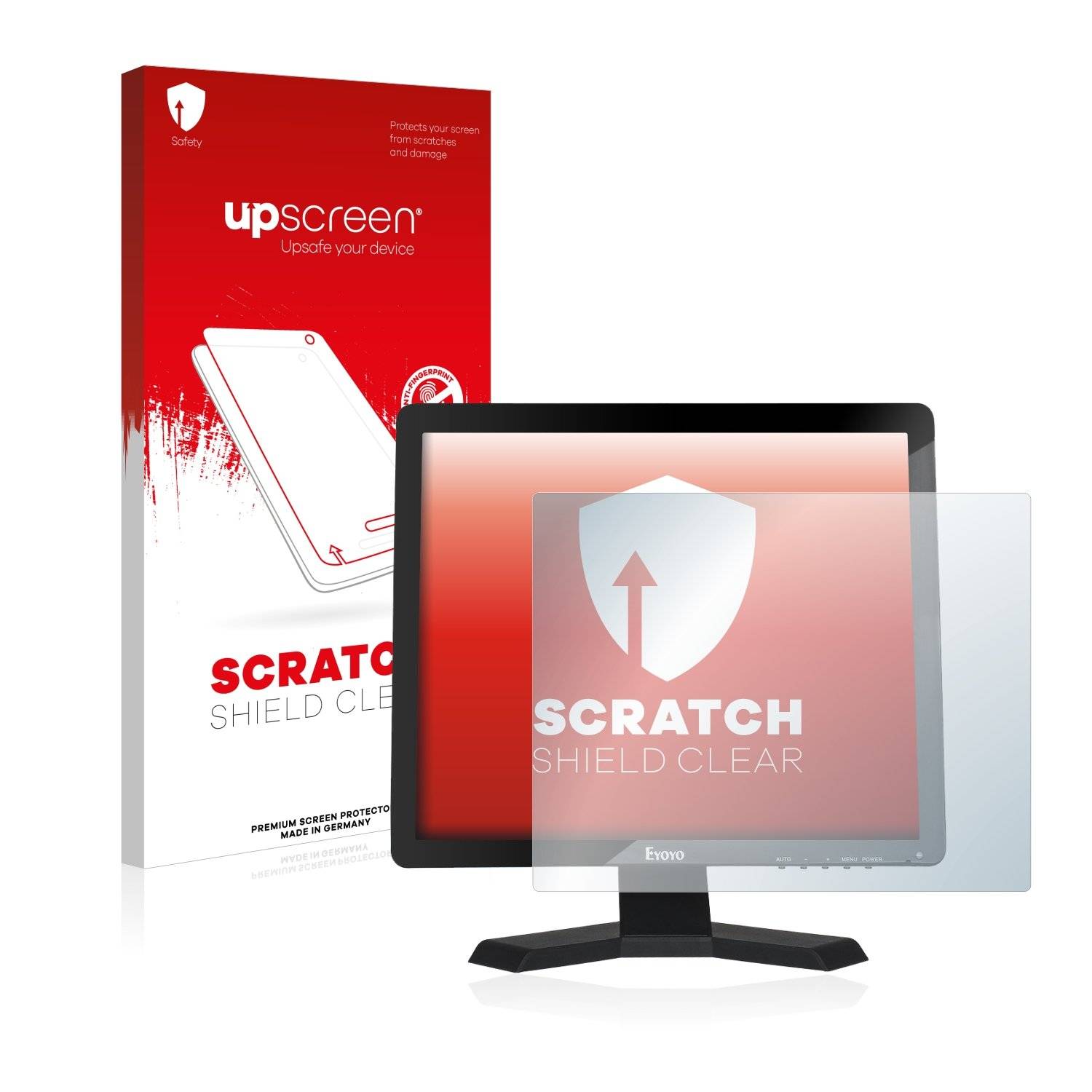 upscreen Scratc Shiel Clea Premiu Displayschutzfoli fü Eyoy Windescree LC Monito (17)