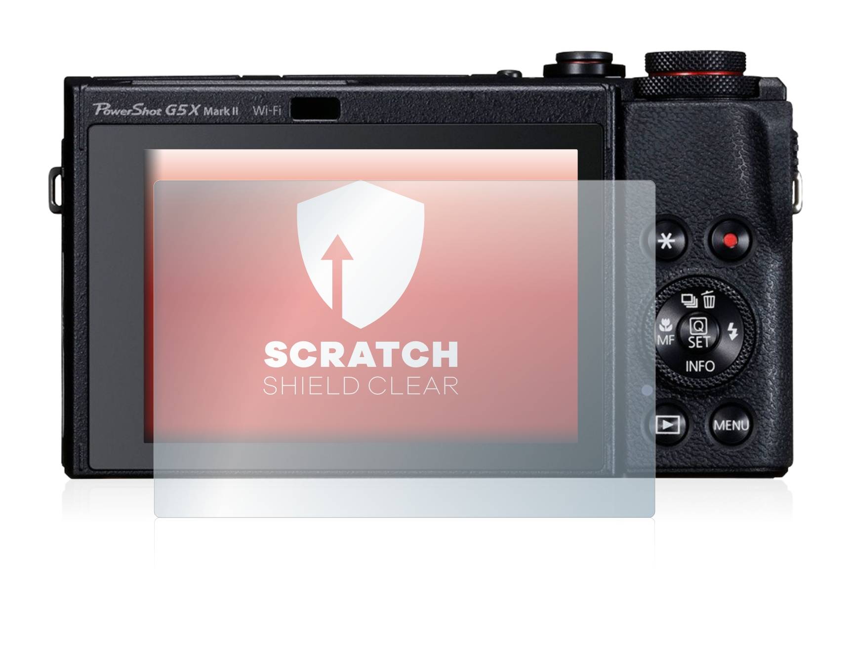 upscreen Scratch Shield Schutzfolie für Canon PowerShot G5 X Mark II