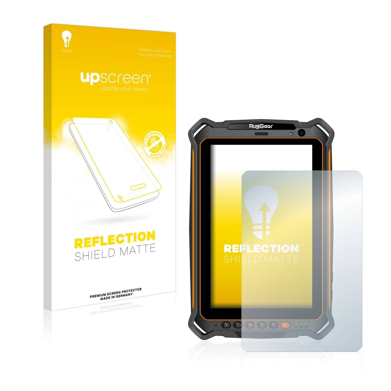 upscreen Reflectio Shiel Matt Premiu Displayschutzfoli fü RugGea RG910