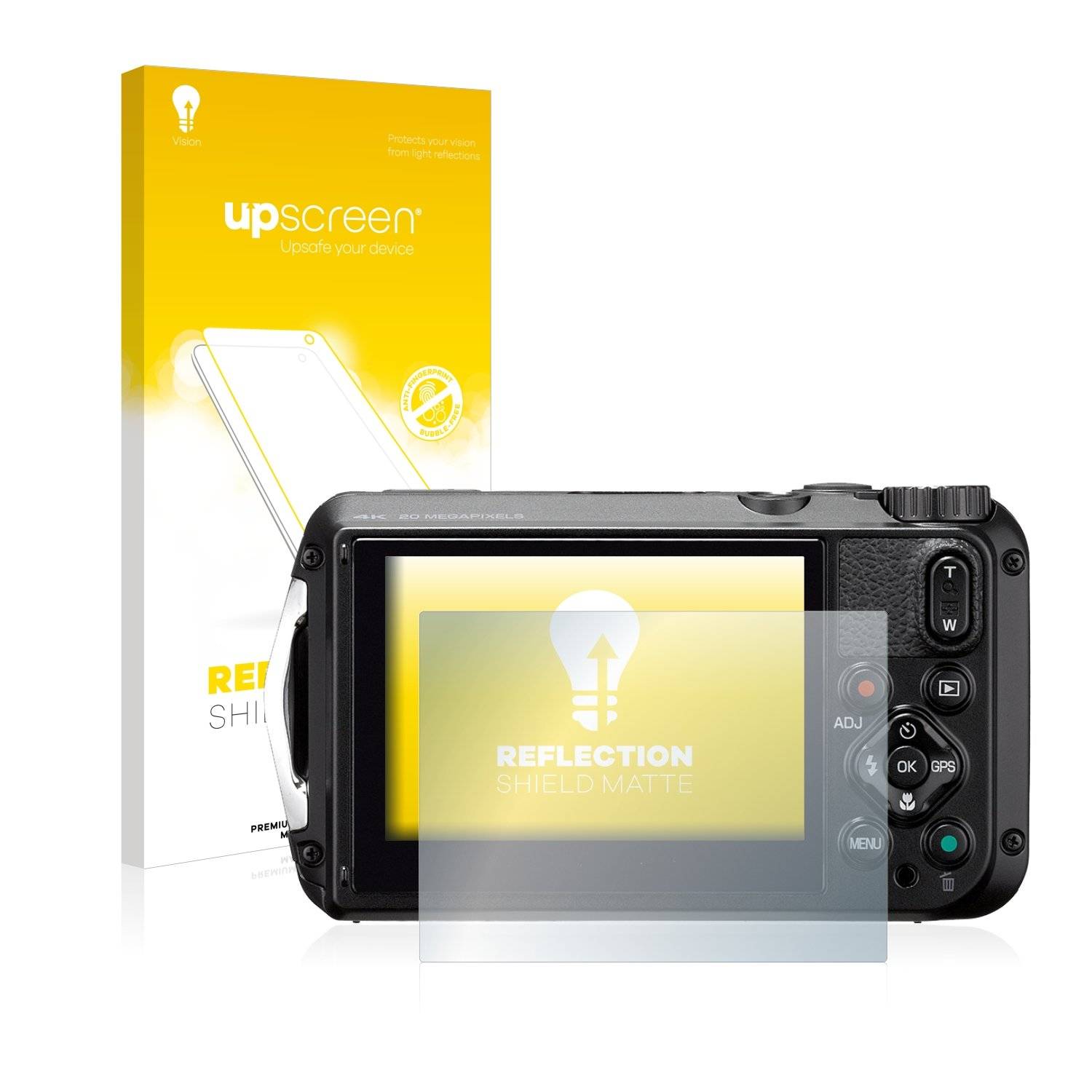 upscreen Reflectio Shiel Matt Premiu Displayschutzfoli fü Rico G900SE