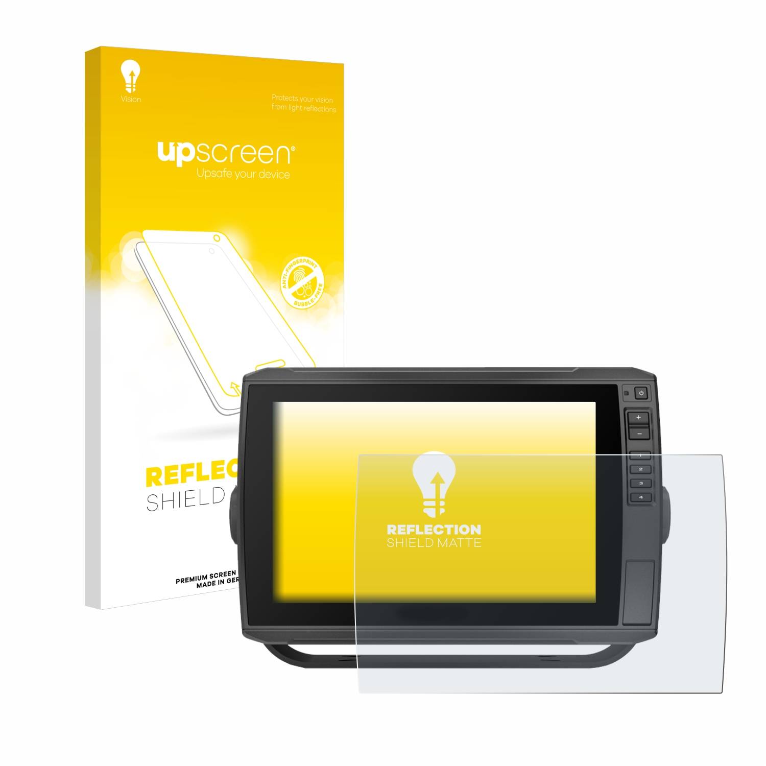 upscreen Reflection Shield Matt Schutzfolie für Garmin ECHOMAP Ultra 102sv