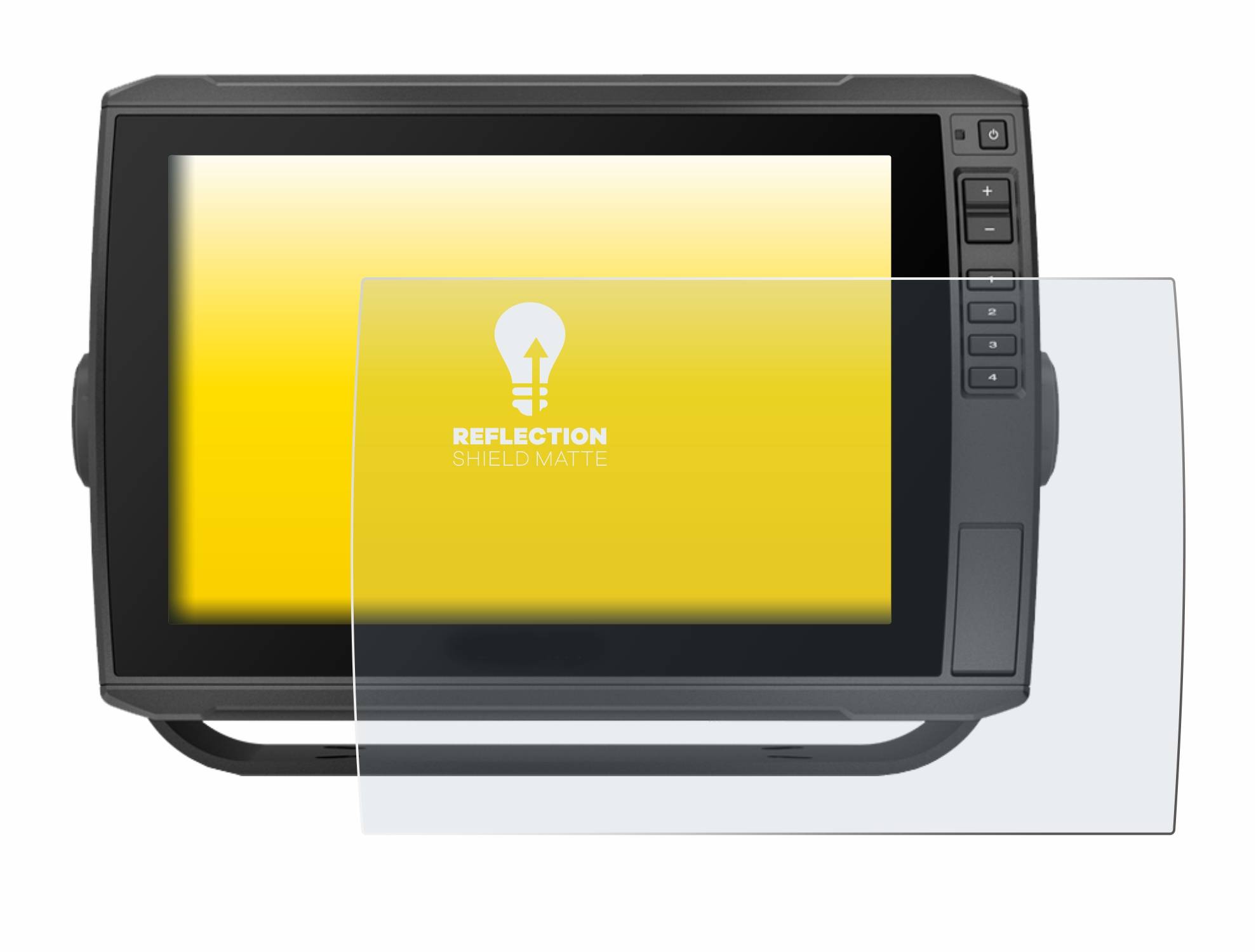 upscreen Reflection Shield Matt Schutzfolie für Garmin ECHOMAP Ultra 102sv