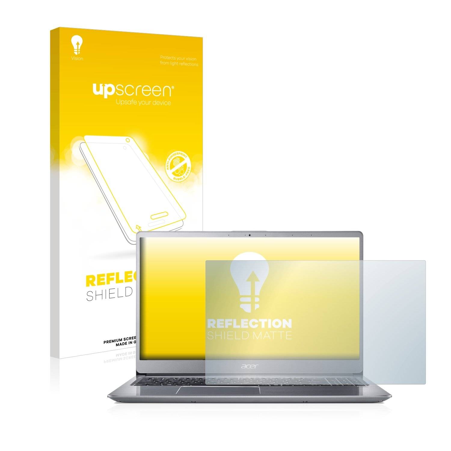 upscreen Reflectio Shiel Matt Premiu Displayschutzfoli fü Ace Swif  SF315-52