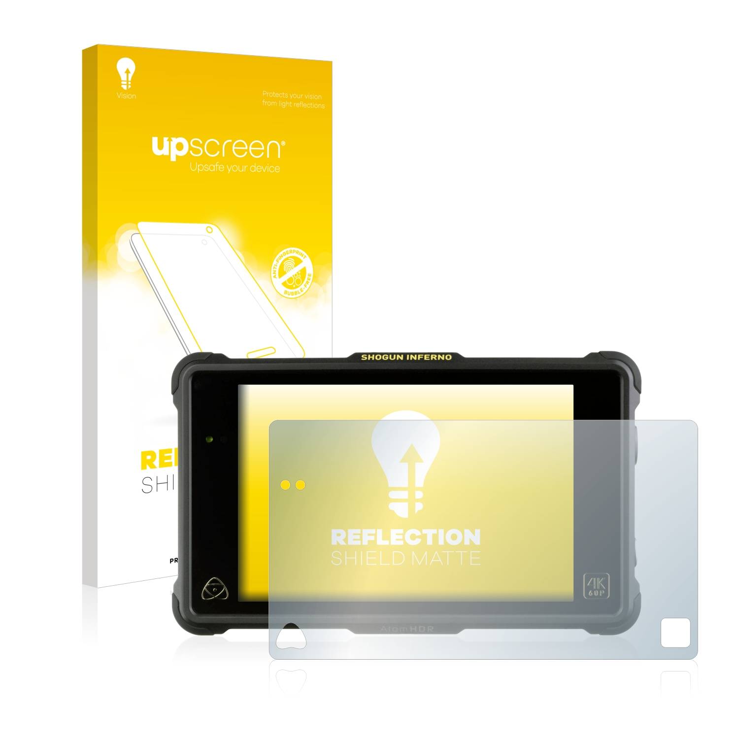 upscreen Reflection Shield Matt Schutzfolie für Atomos Shogun Inferno
