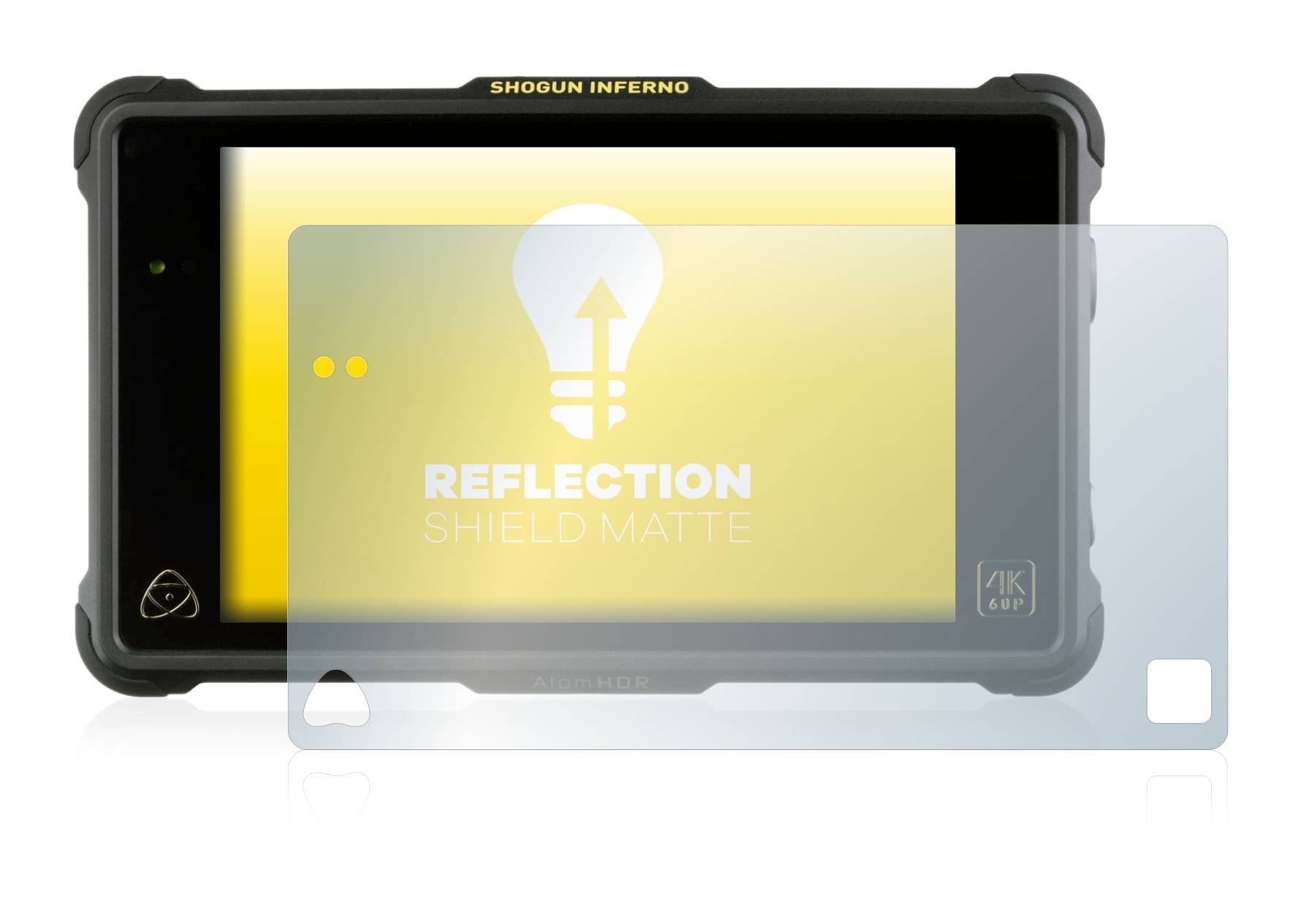 upscreen Reflection Shield Matt Schutzfolie für Atomos Shogun Inferno