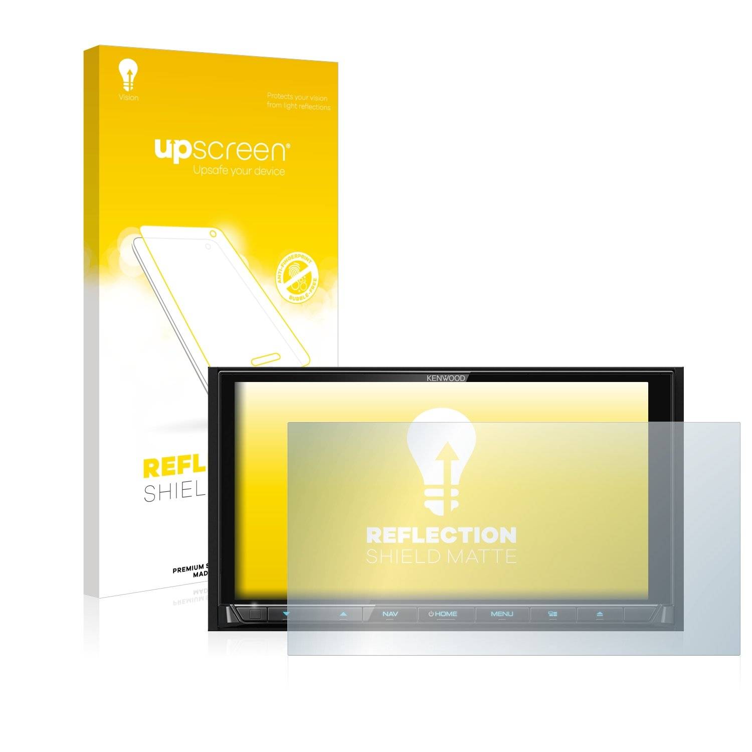 upscreen Reflectio Shiel Matt Premiu Displayschutzfoli fü Kenwoo DNX9180DABS
