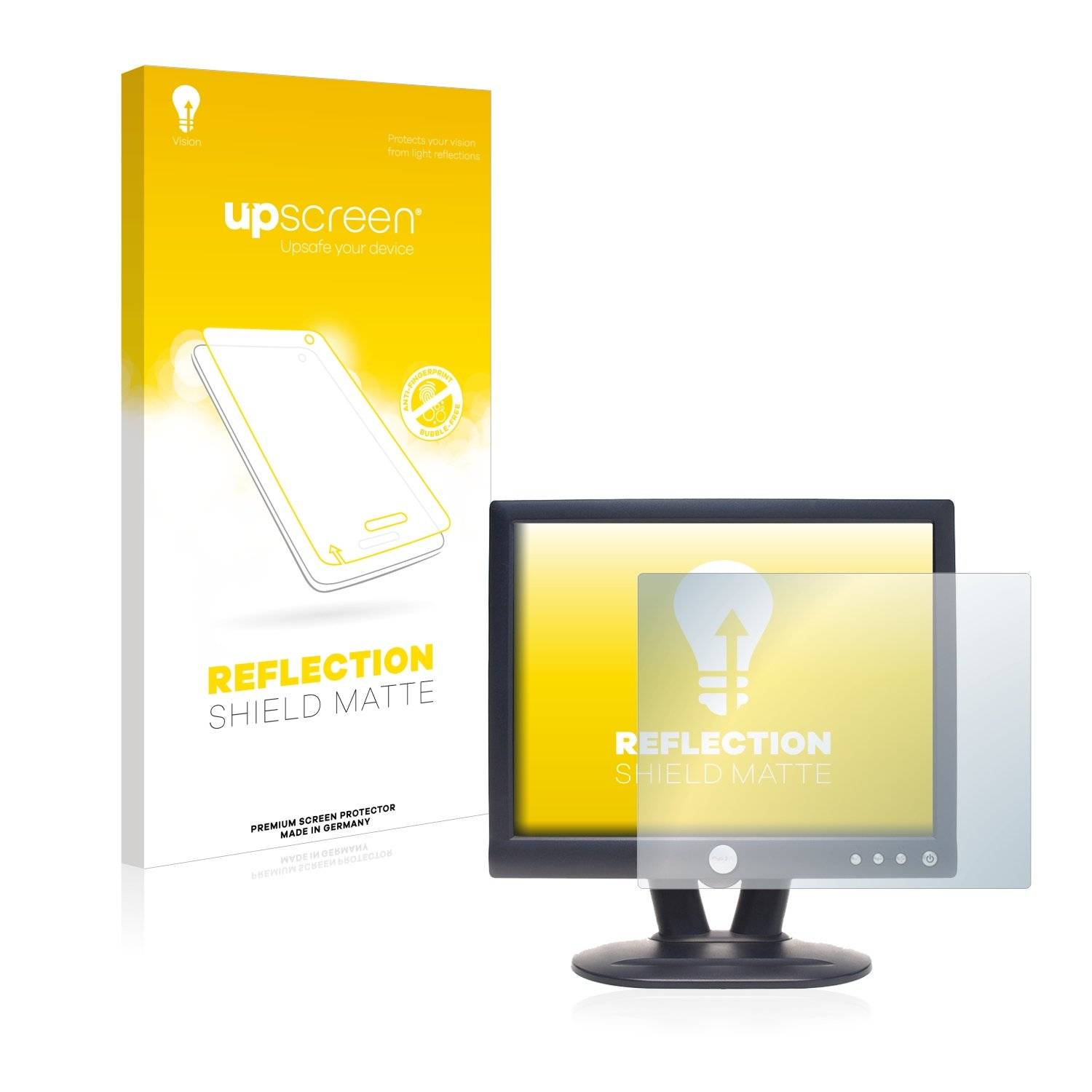 upscreen Reflectio Shiel Matt Premiu Displayschutzfoli fü Del 1703FPT