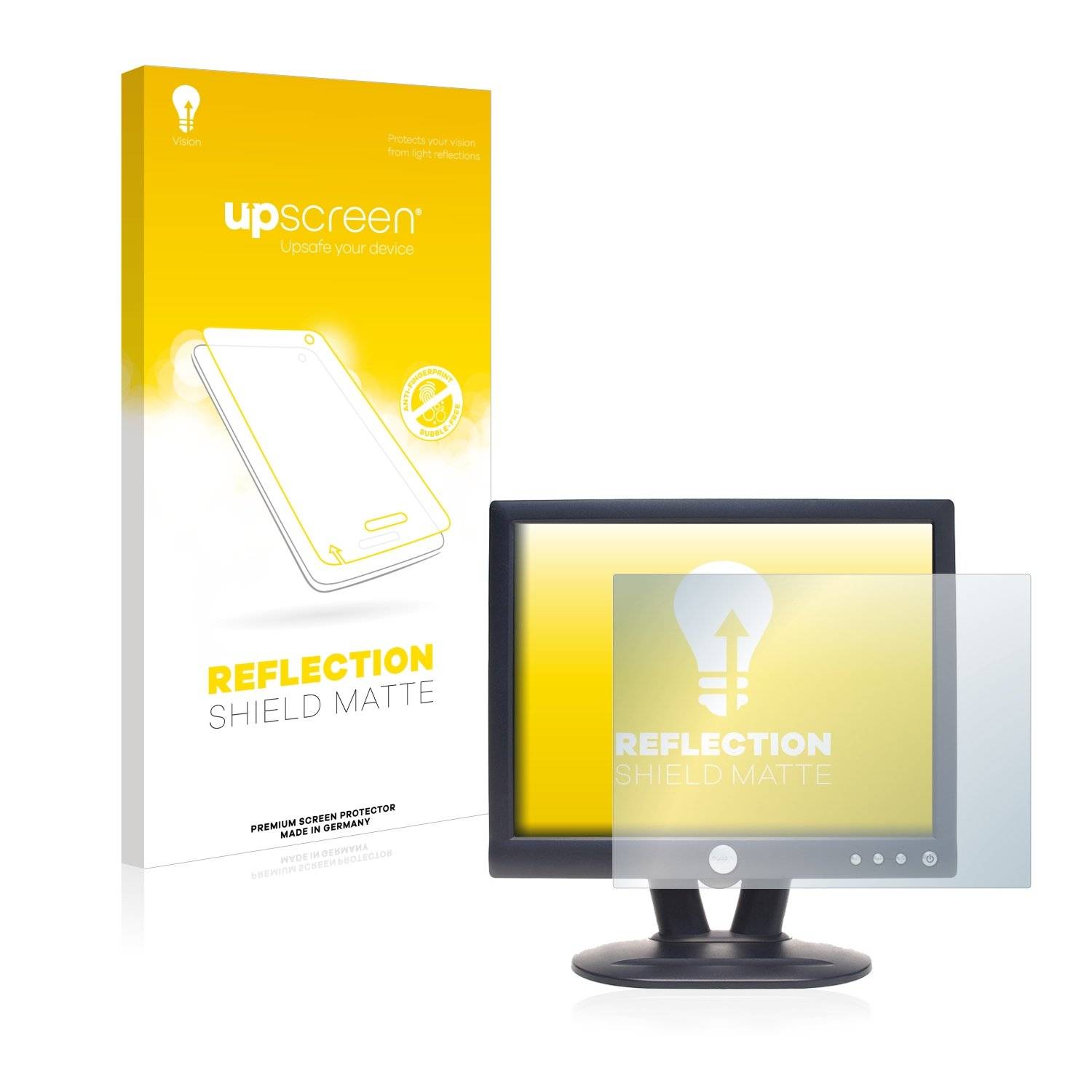 upscreen Reflectio Shiel Matt Premiu Displayschutzfoli fü Del 1503FP