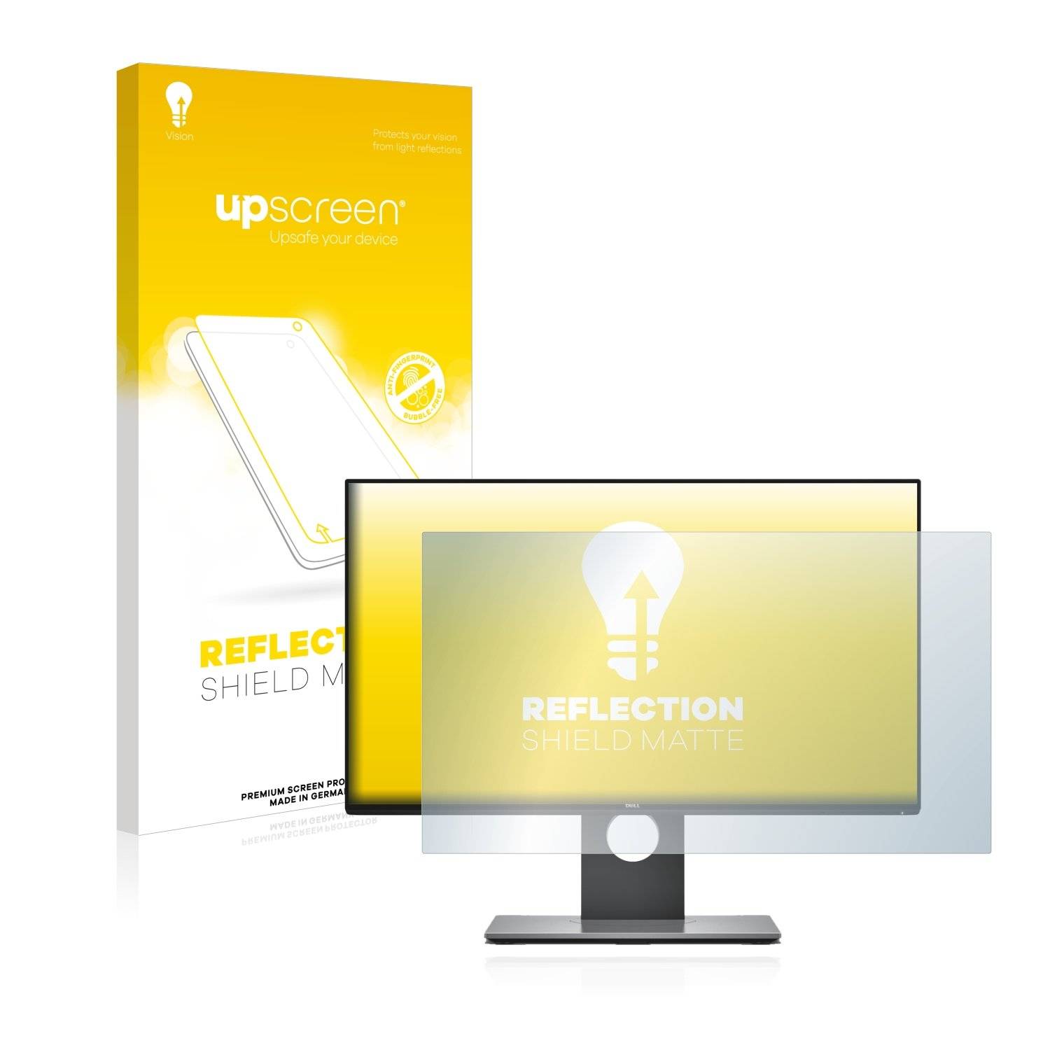 upscreen Reflectio Shiel Matt Premiu Displayschutzfoli fü Del S2417DG