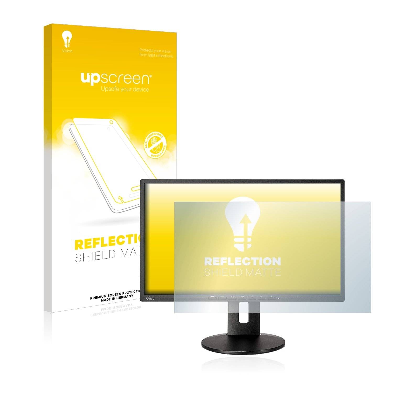 upscreen Reflectio Shiel Matt Premiu Displayschutzfoli fü Fujits B24- TS