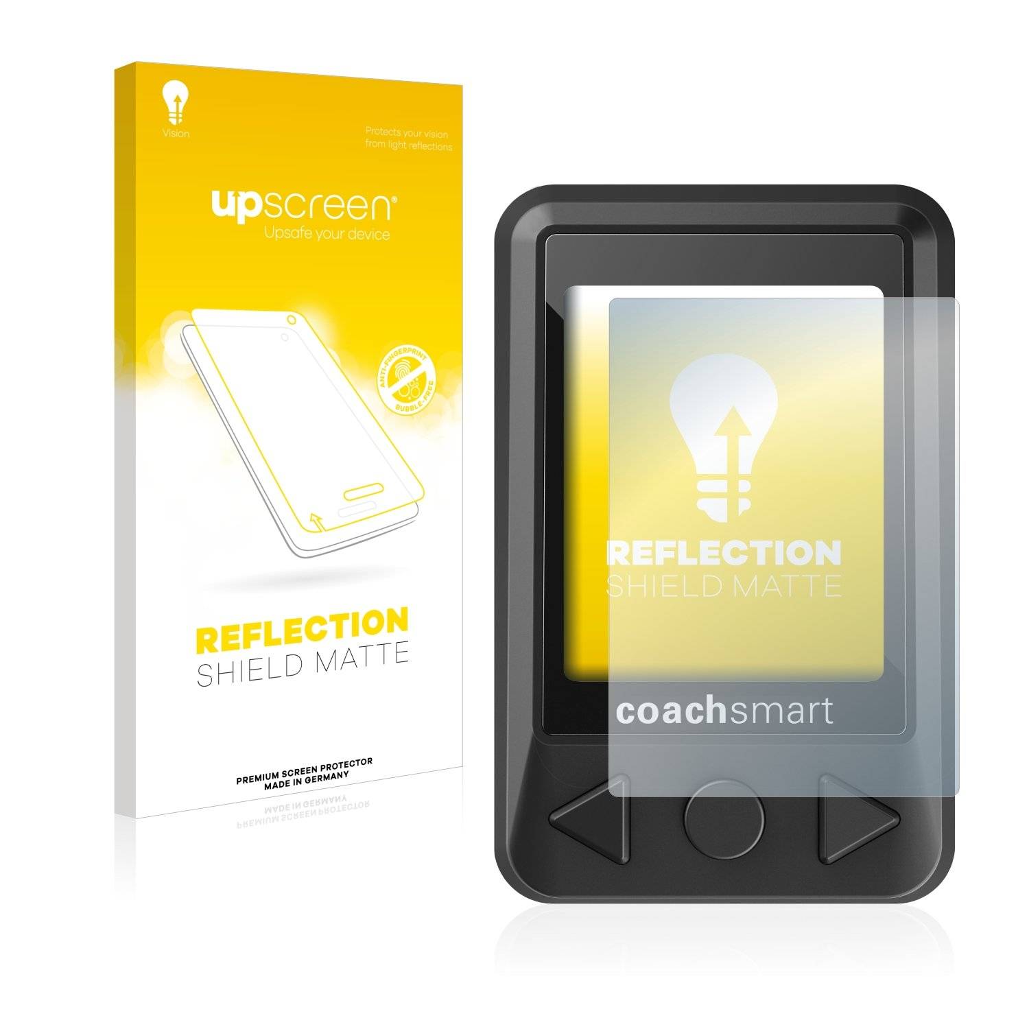 upscreen Reflectio Shiel Matt Premiu Displayschutzfoli fü Coachsmar LEV