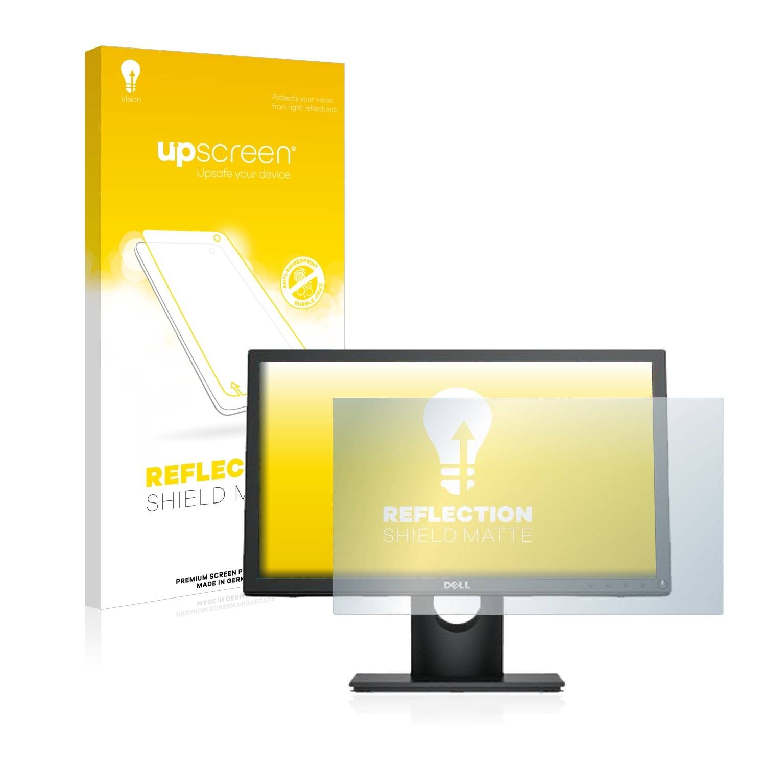 upscreen Reflectio Shiel Matt Premiu Displayschutzfoli fü Del P2018H
