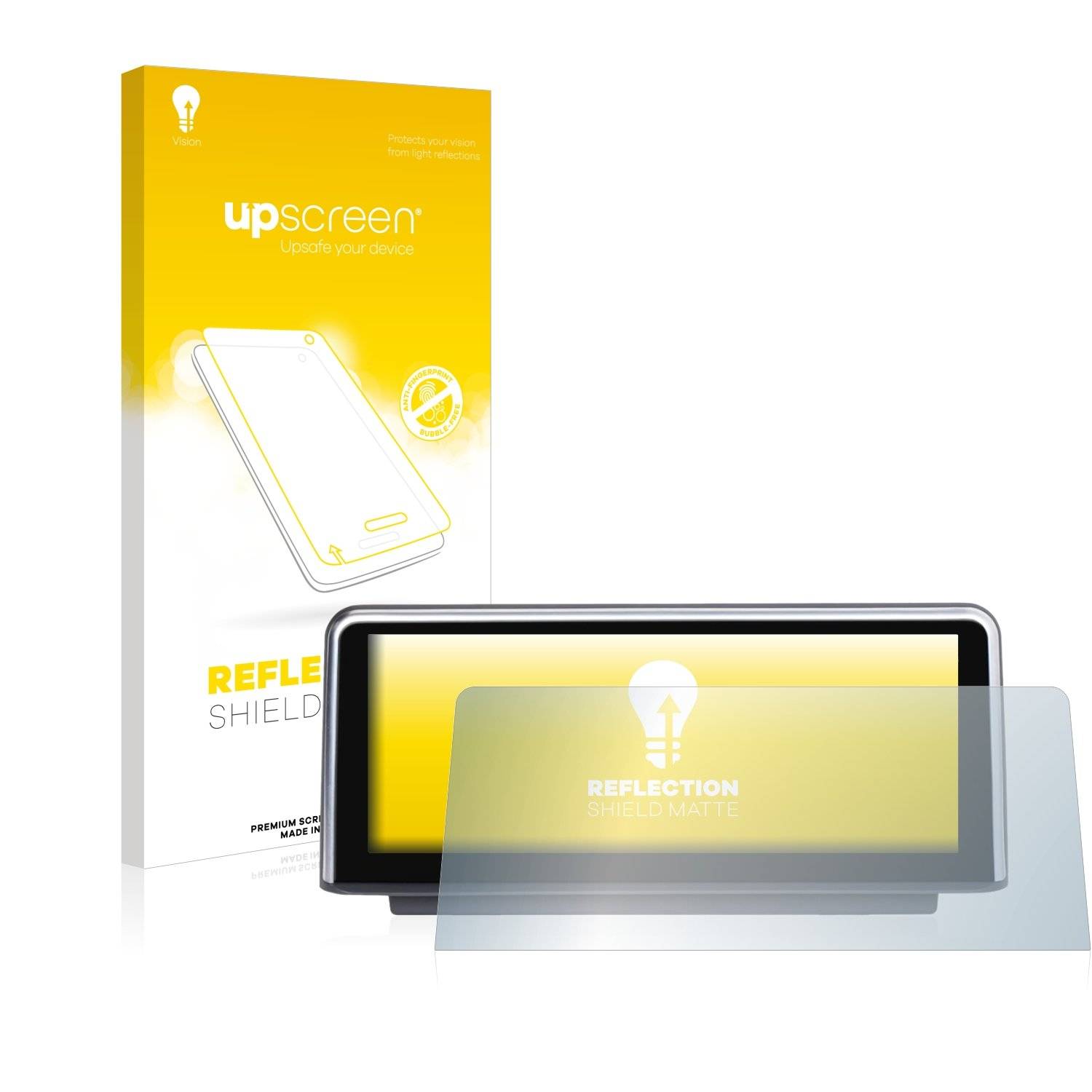 upscreen Reflectio Shiel Matt Premiu Displayschutzfoli fü NaviFl Androi (10.2'')