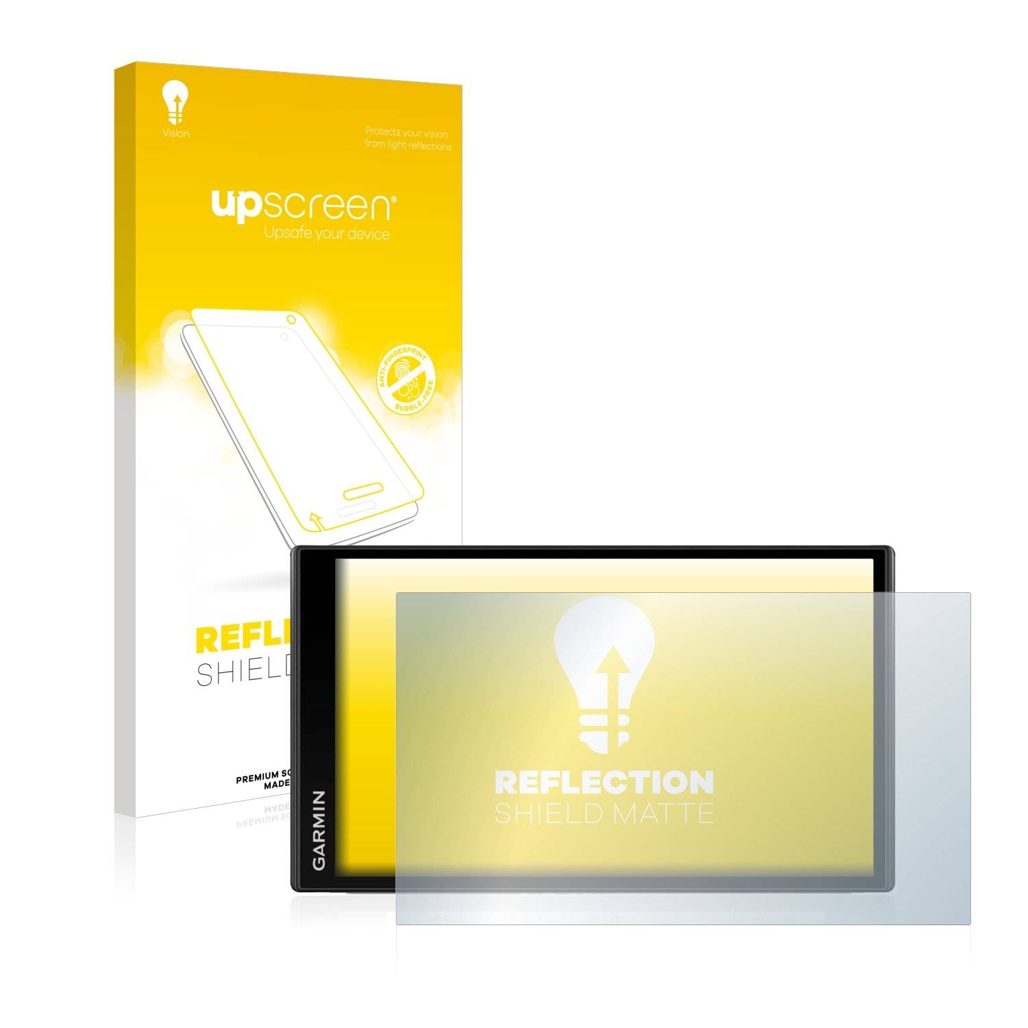 upscreen Reflectio Shiel Matt Premiu Displayschutzfoli fü Garmi Campe 780