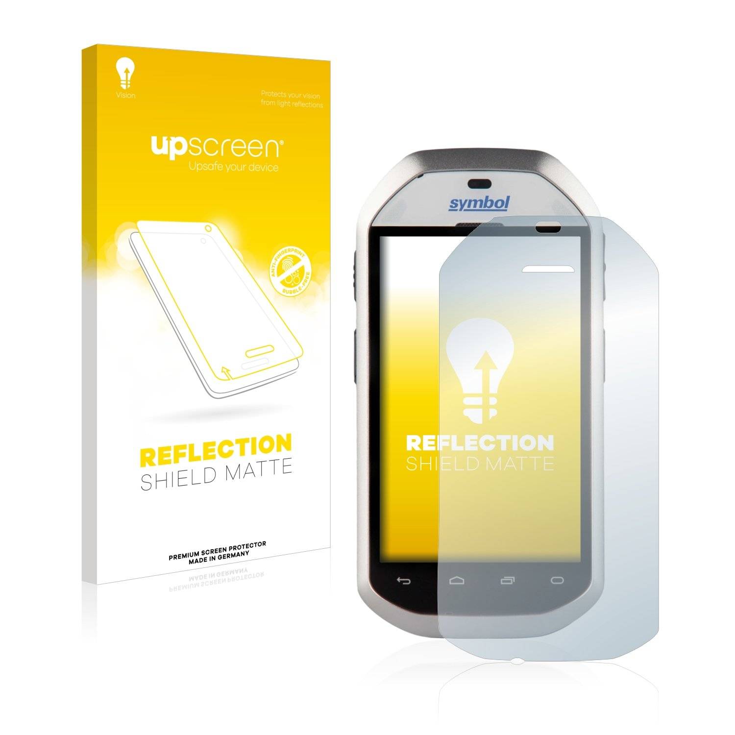 upscreen Reflectio Shiel Matt Premiu Displayschutzfoli fü Zebr MC40