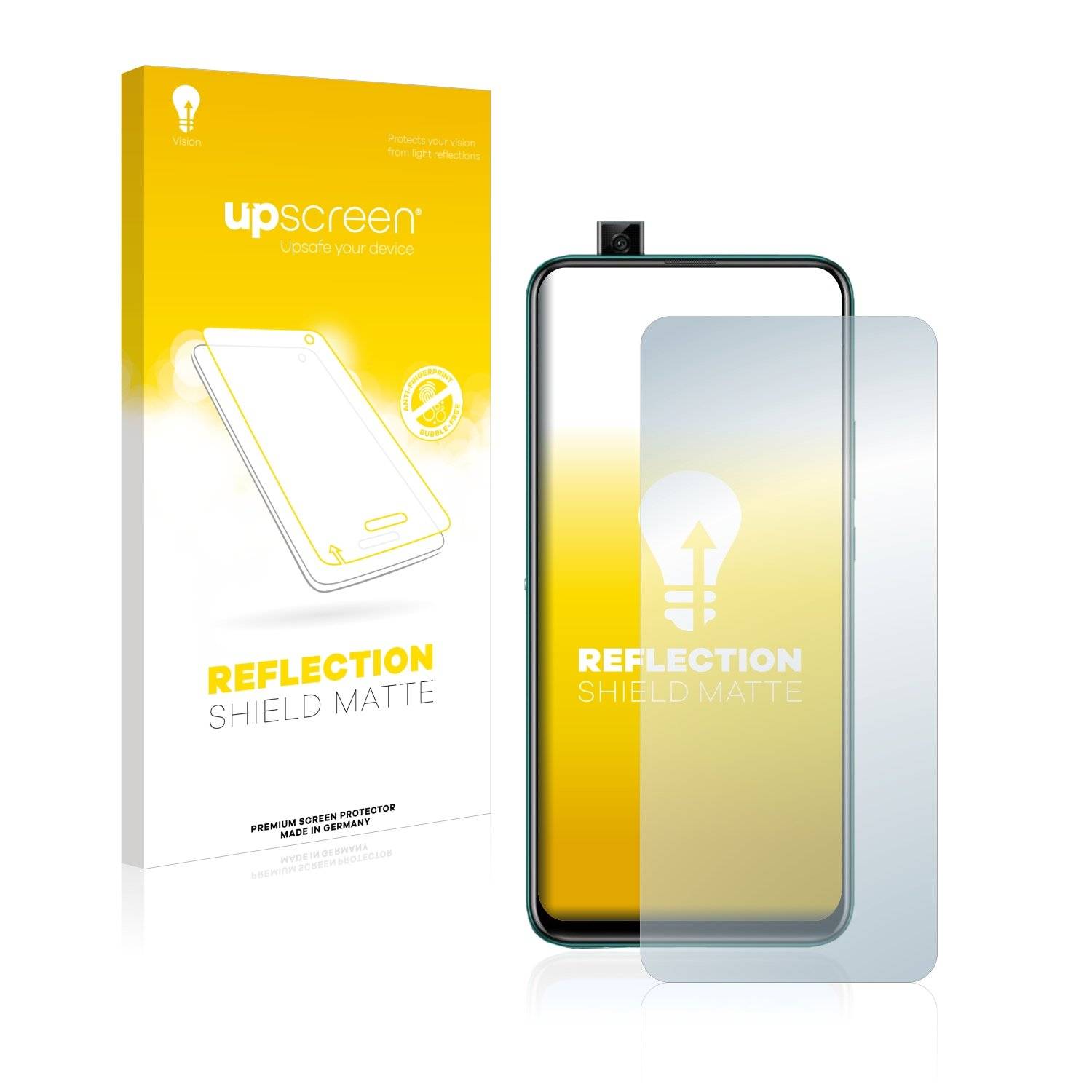 upscreen Reflectio Shiel Matt Premiu Displayschutzfoli fü Huawe  smar Z