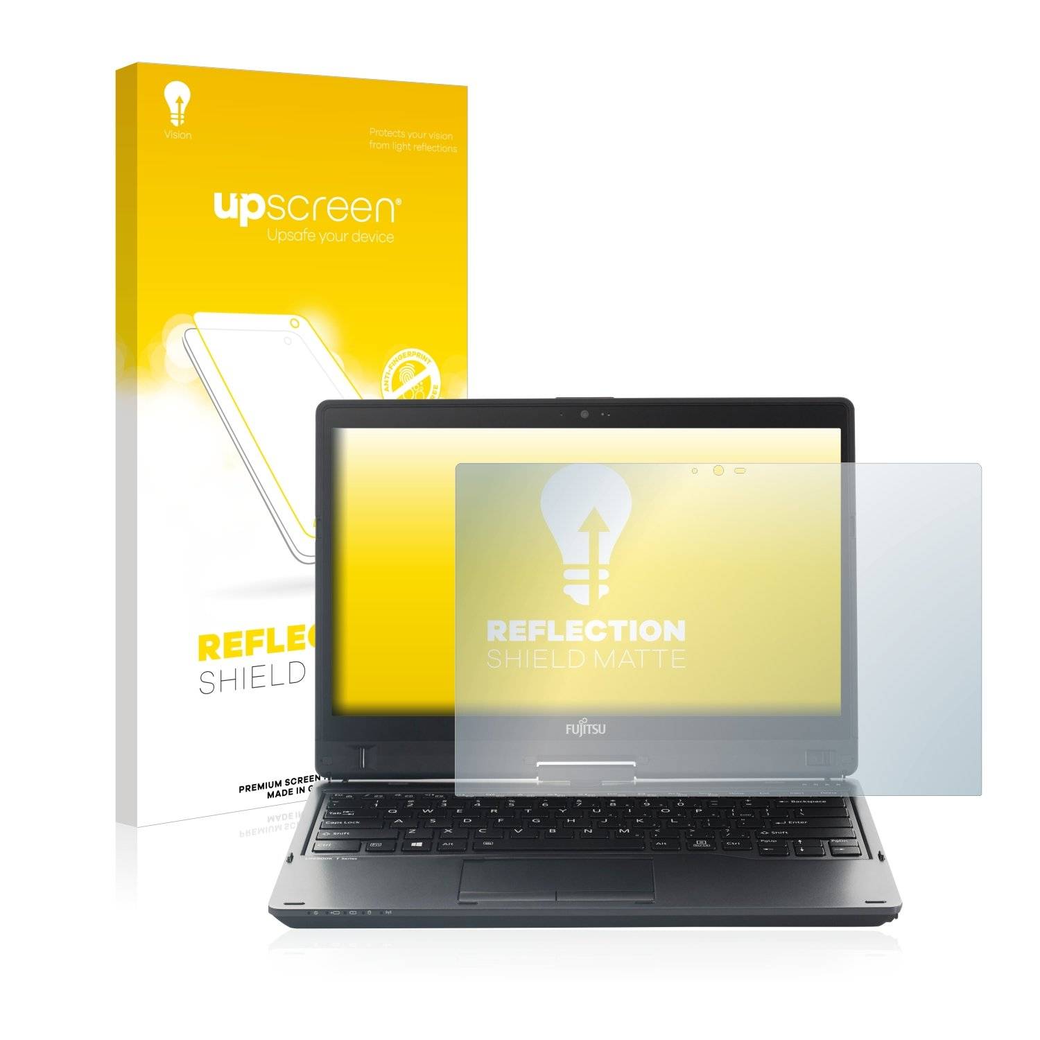 upscreen Reflectio Shiel Matt Premiu Displayschutzfoli fü Fujits Lifeboo T937