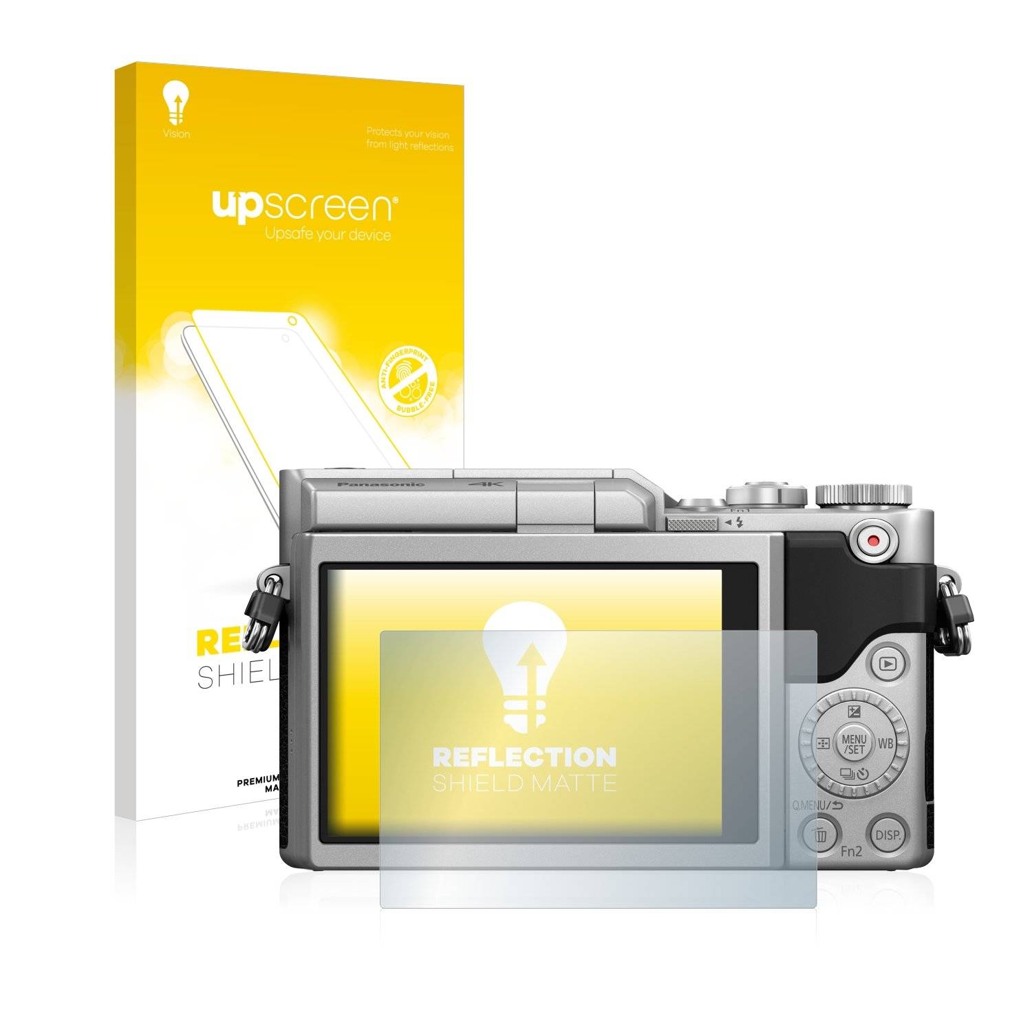 upscreen Reflectio Shiel Matt Premiu Displayschutzfoli fü Panasoni Lumi DC-GX880