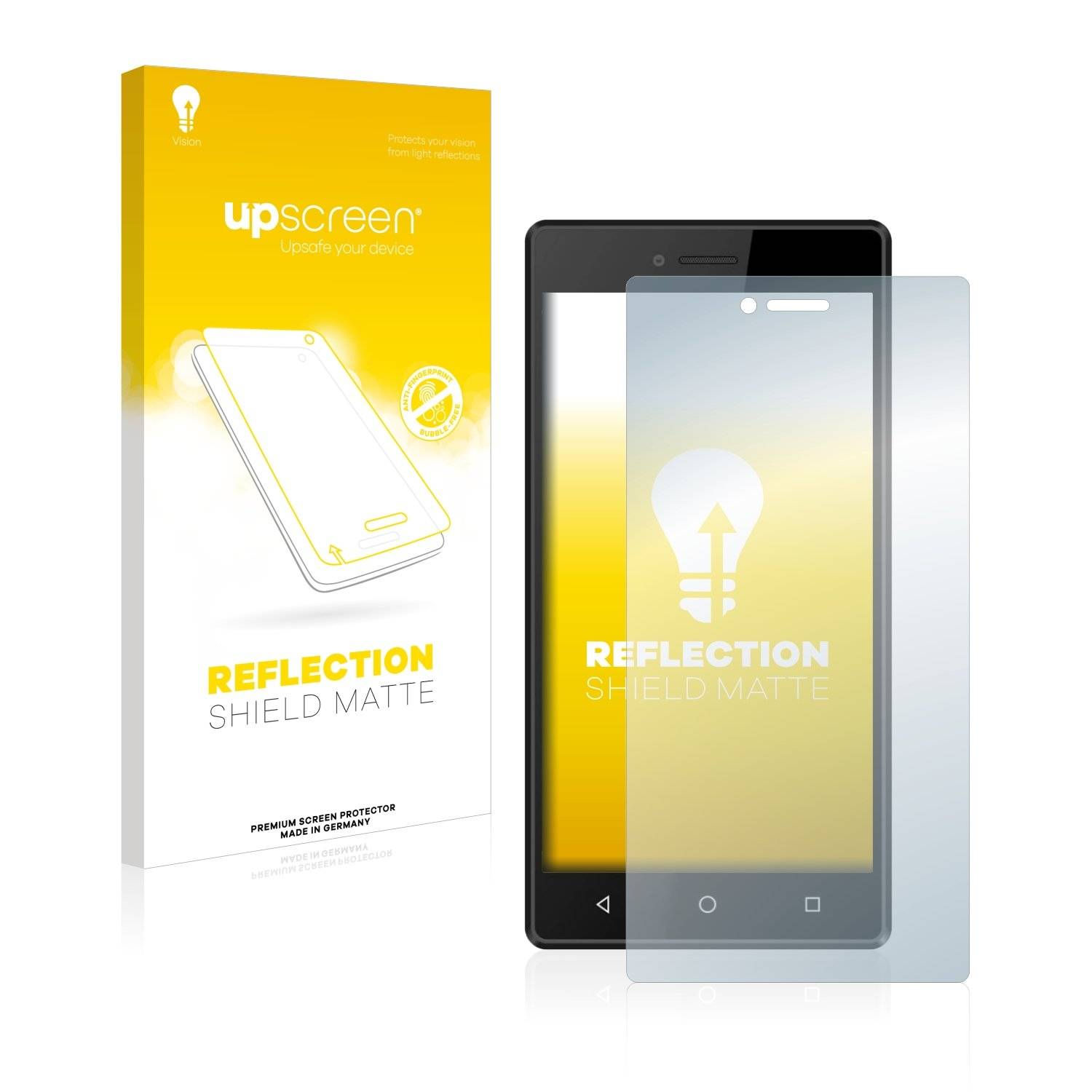 upscreen Reflectio Shiel Matt Premiu Displayschutzfoli fü Qiliv Q7