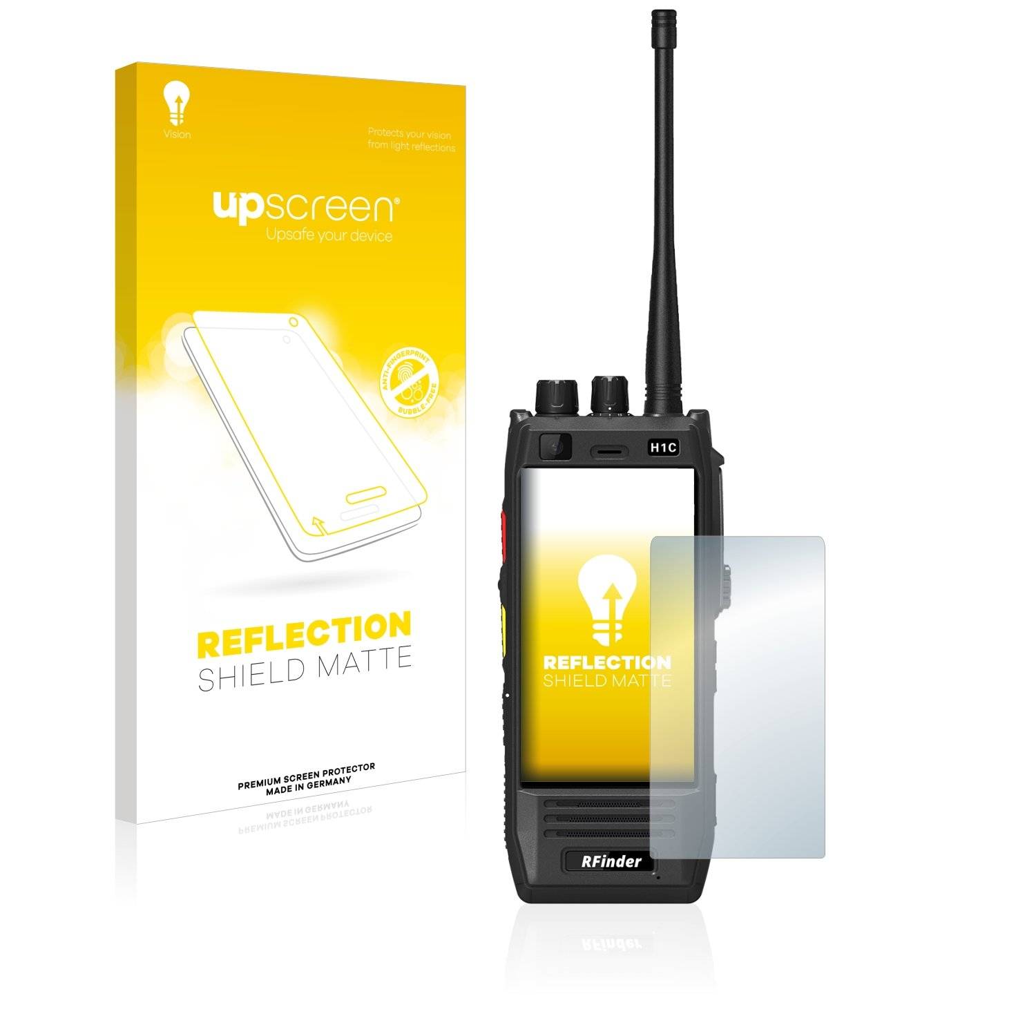 upscreen Reflectio Shiel Matt Premiu Displayschutzfoli fü Rfinde H1B-U DM 4G/LTE