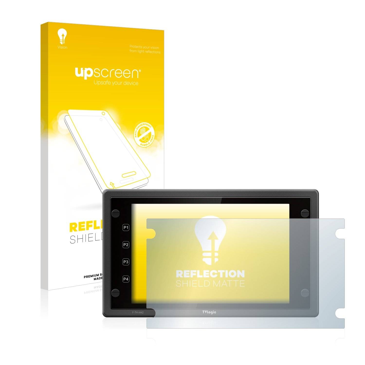 upscreen Reflectio Shiel Matt Premiu Displayschutzfoli fü TVlogi F-7 mk2