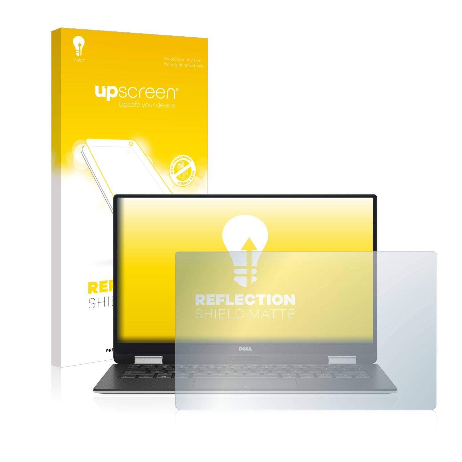 upscreen Reflectio Shiel Matt Premiu Displayschutzfoli fü Del XP 1 938 2-in-1