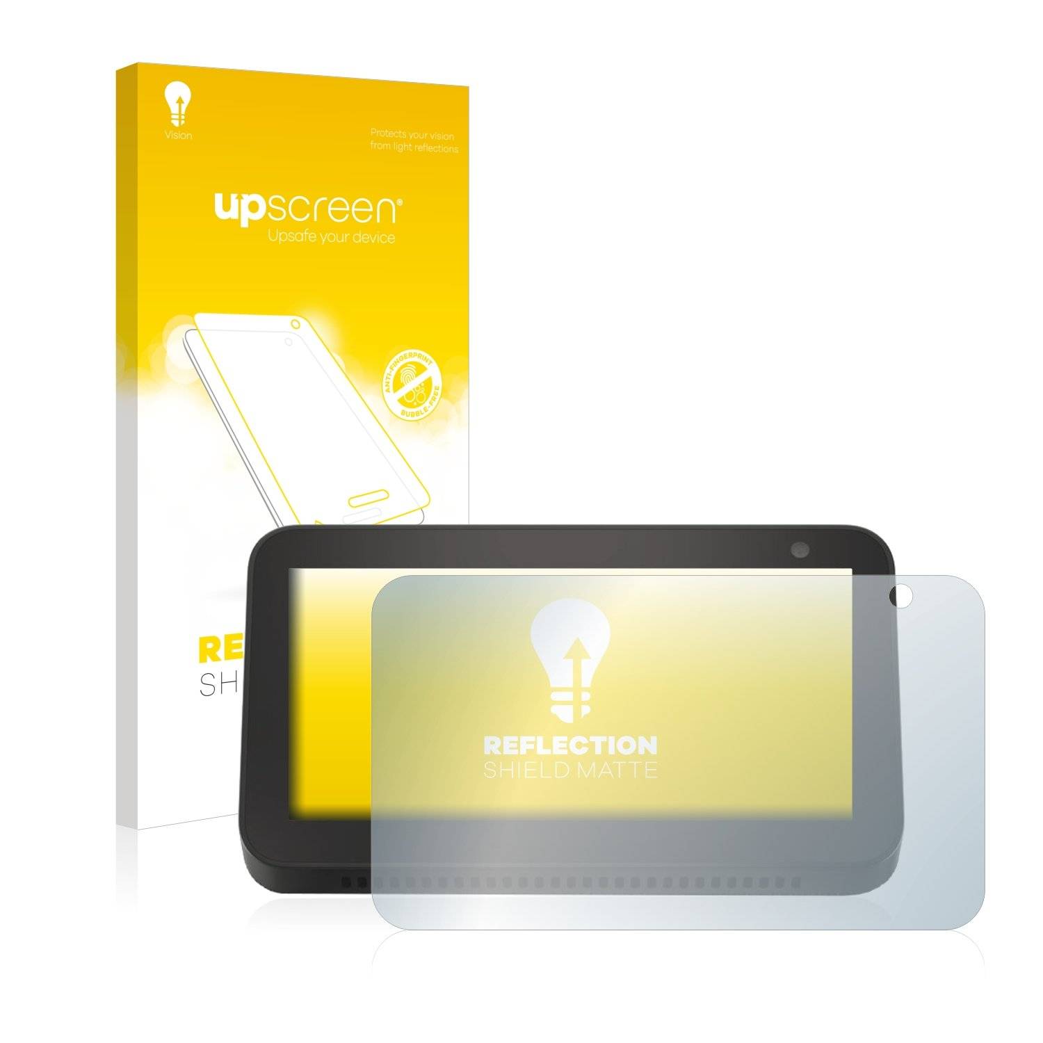 upscreen Reflectio Shiel Matt Premiu Displayschutzfoli fü Amazo Ech Sho  (3 Generation)