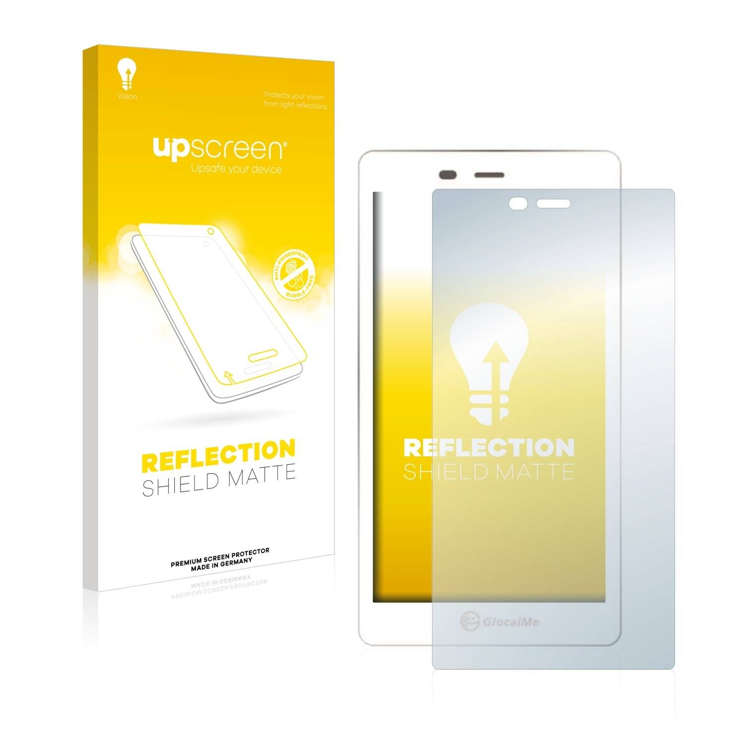 upscreen Reflectio Shiel Matt Premiu Displayschutzfoli fü GlocalM G4