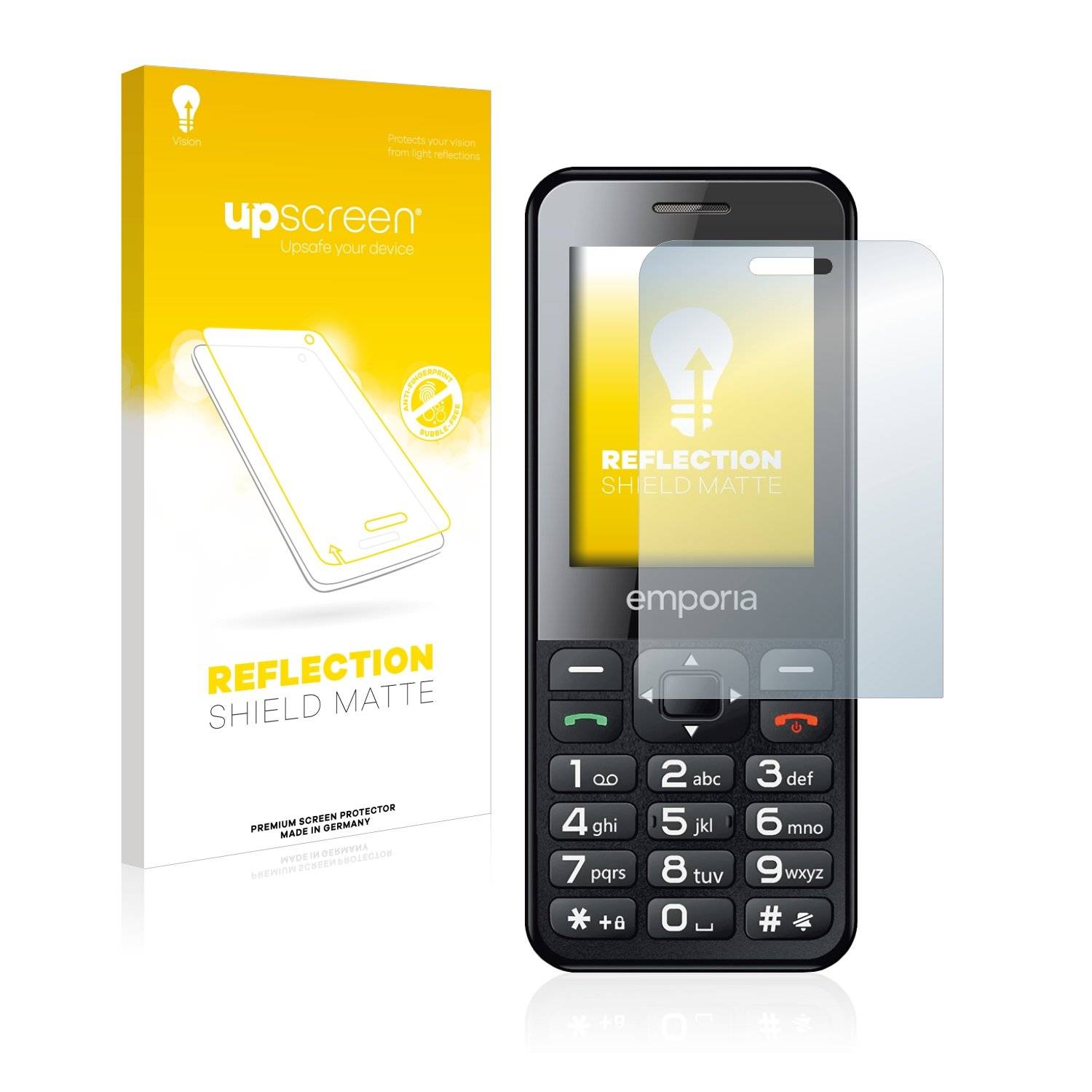 upscreen Reflectio Shiel Matt Premiu Displayschutzfoli fü Empori Tal Smart