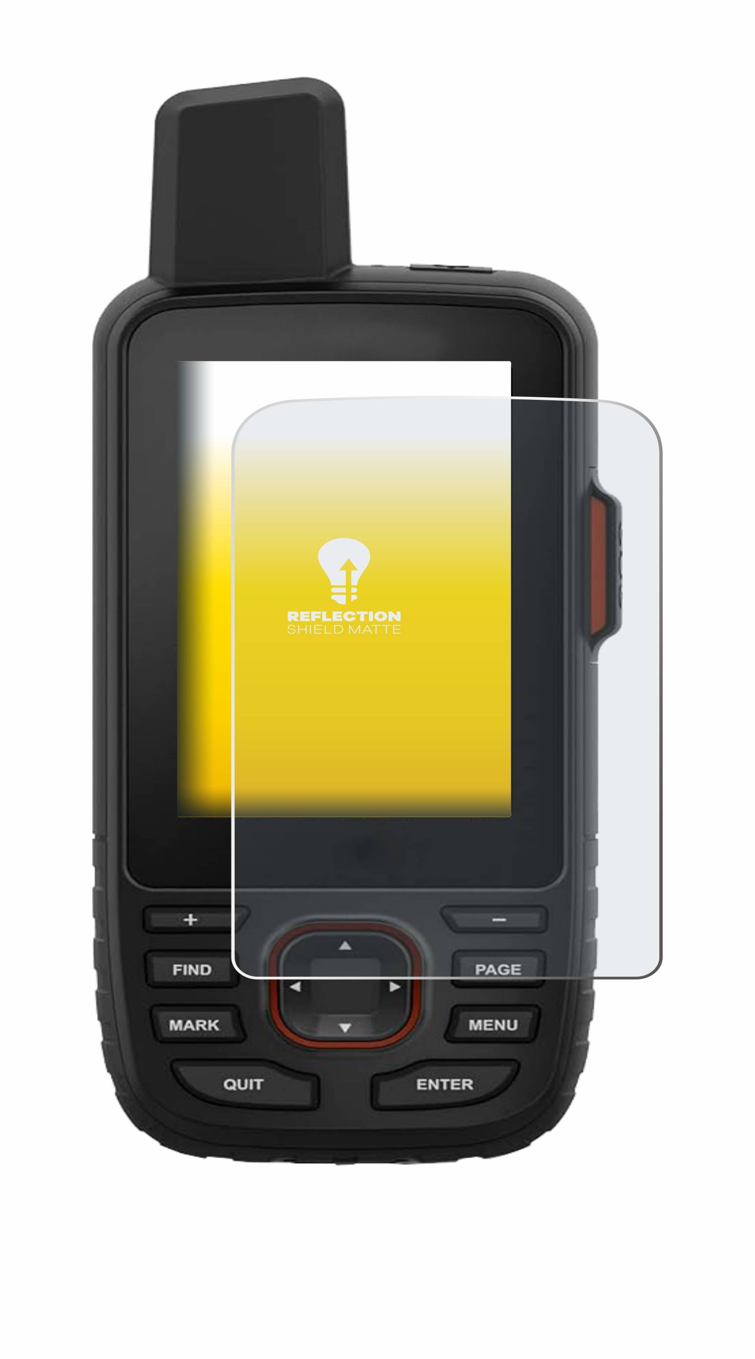 upscreen Reflection Shield Matt Schutzfolie für Garmin GPSMAP 66i