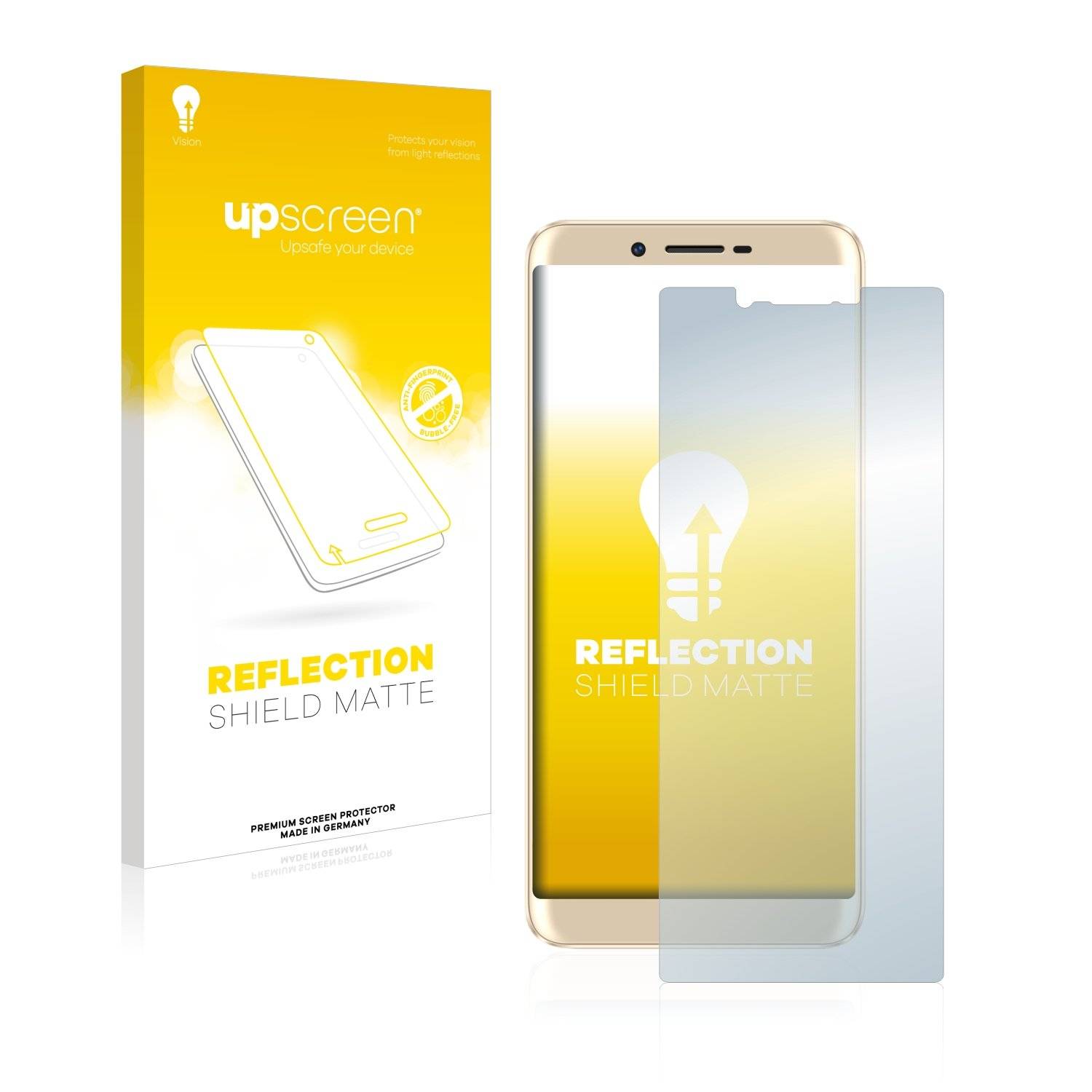 upscreen Reflectio Shiel Matt Premiu Displayschutzfoli fü Dooge X60L