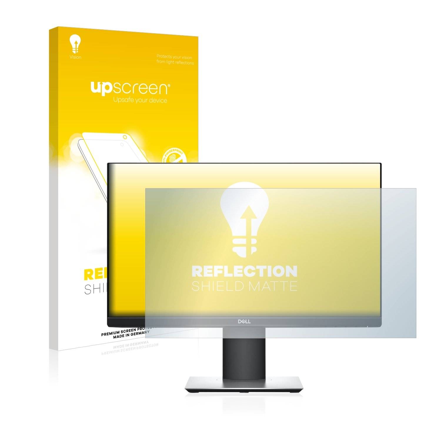 upscreen Reflectio Shiel Matt Premiu Displayschutzfoli fü Del P2219H