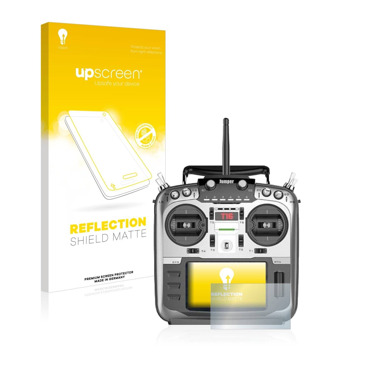 upscreen Reflectio Shiel Matt Premiu Displayschutzfoli fü Jumpe T16