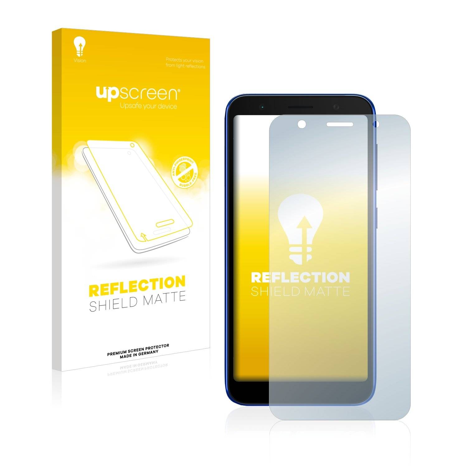upscreen Reflectio Shiel Matt Premiu Displayschutzfoli fü Asu Zenfon Liv (L1)