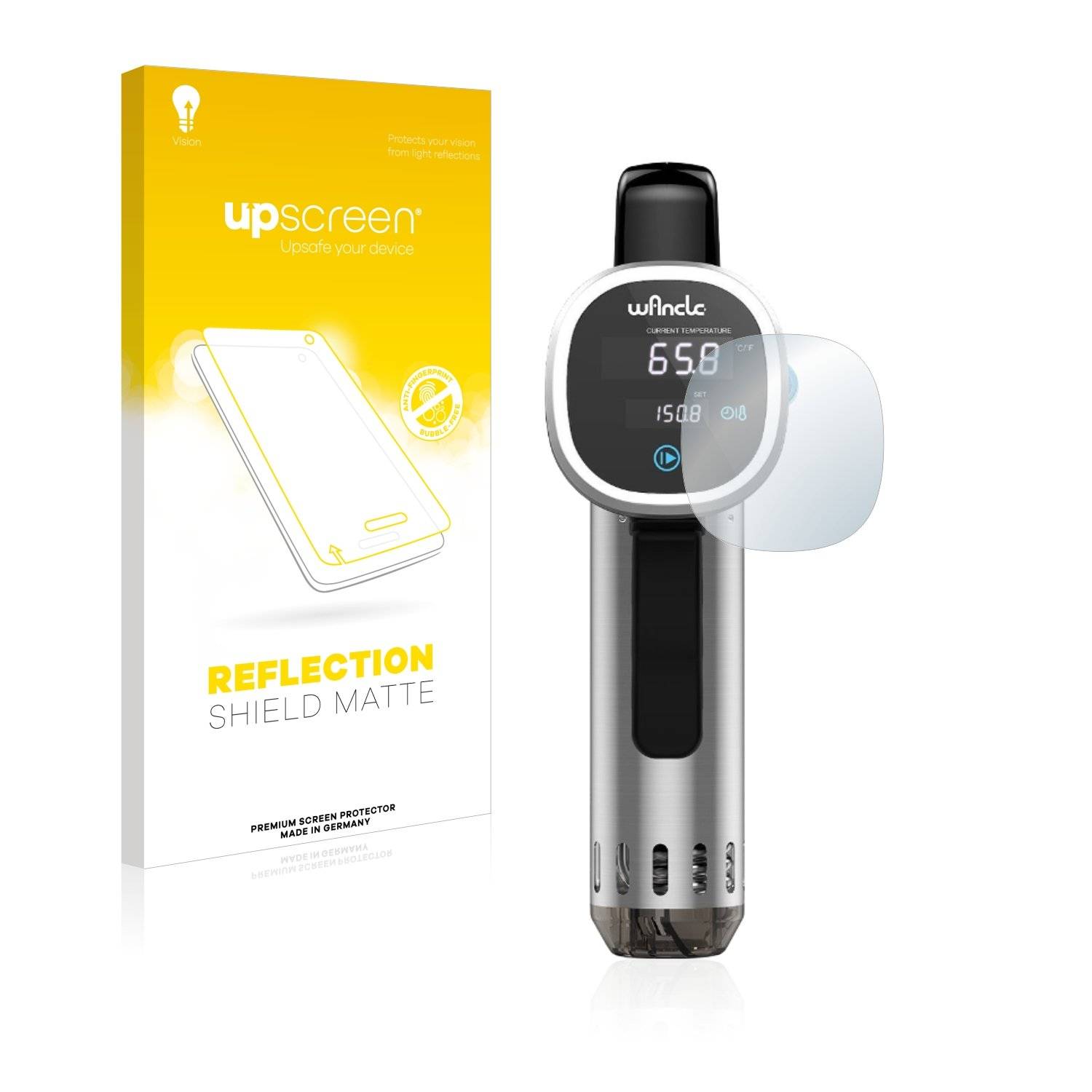 upscreen Reflectio Shiel Matt Premiu Displayschutzfoli fü Wancl Sou Vid P00252