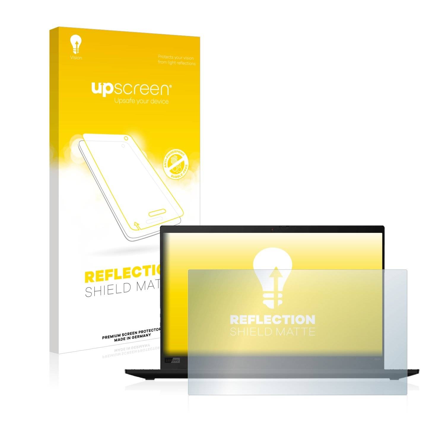 upscreen Reflectio Shiel Matt Premiu Displayschutzfoli fü Lenov ThinkPa X Carbo (7 Generation)