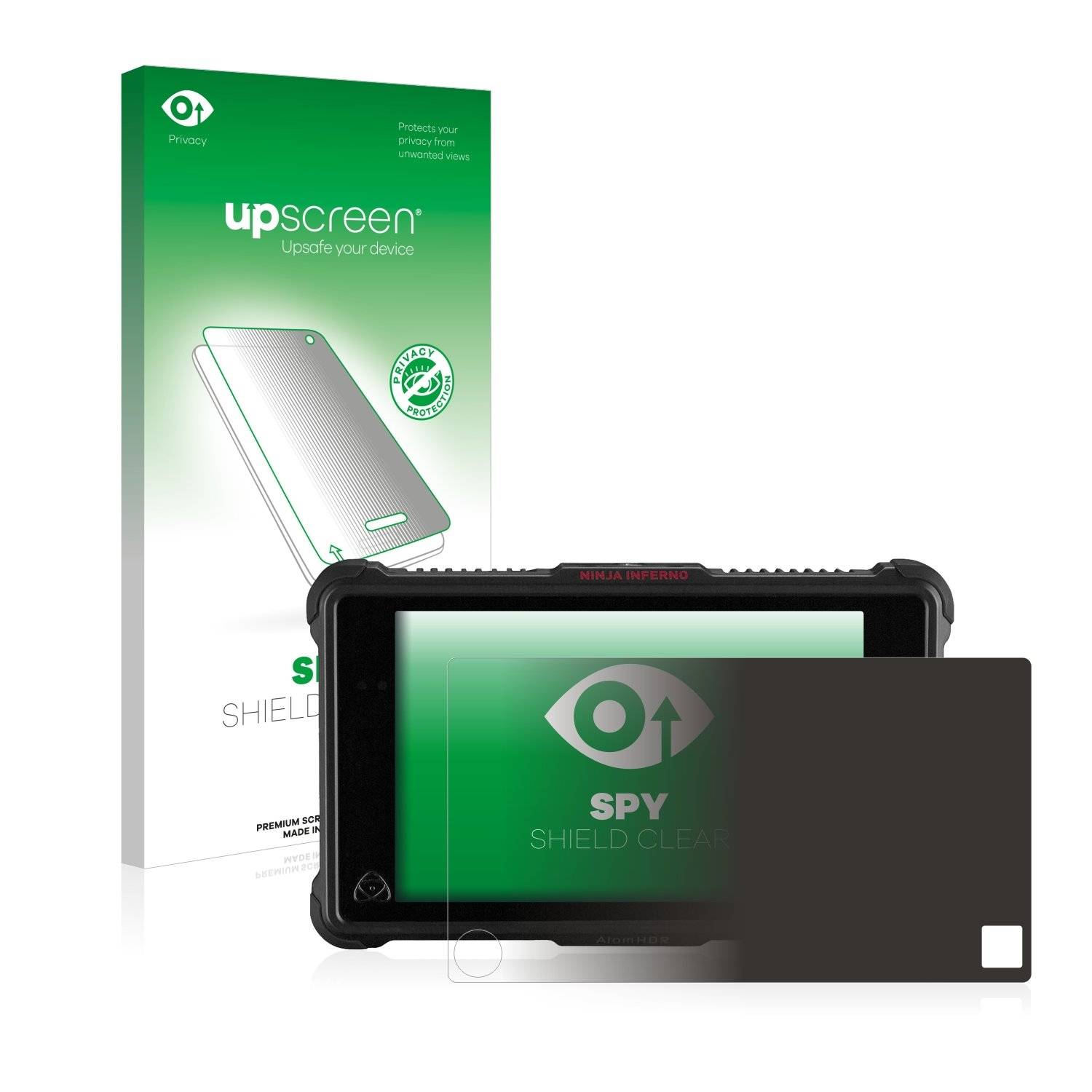 upscreen Sp Shiel Clea Premiu Blickschutzfoli fü Atomo Ninj Inferno