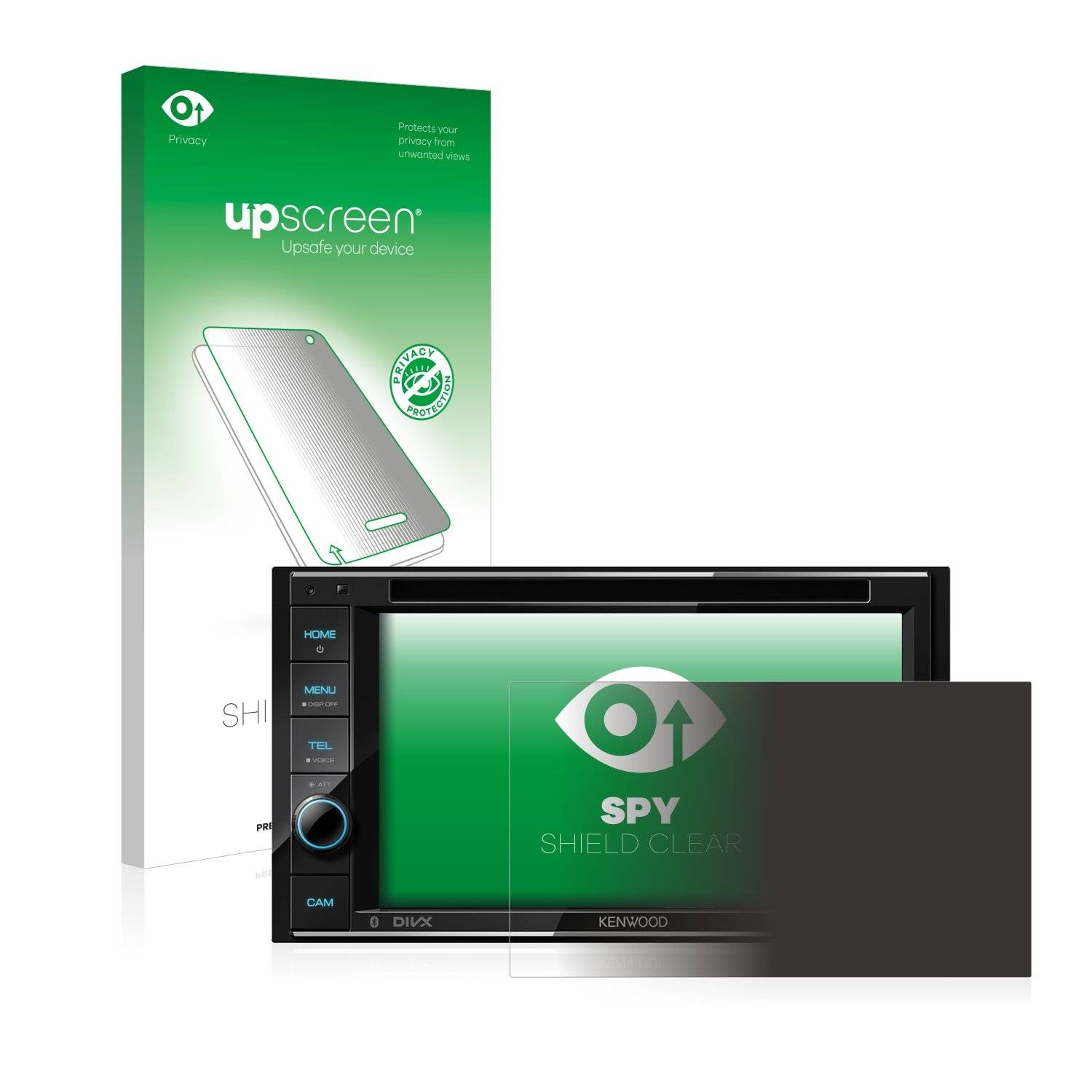 upscreen Sp Shiel Clea Premiu Blickschutzfoli fü Kenwoo DDX4019BT