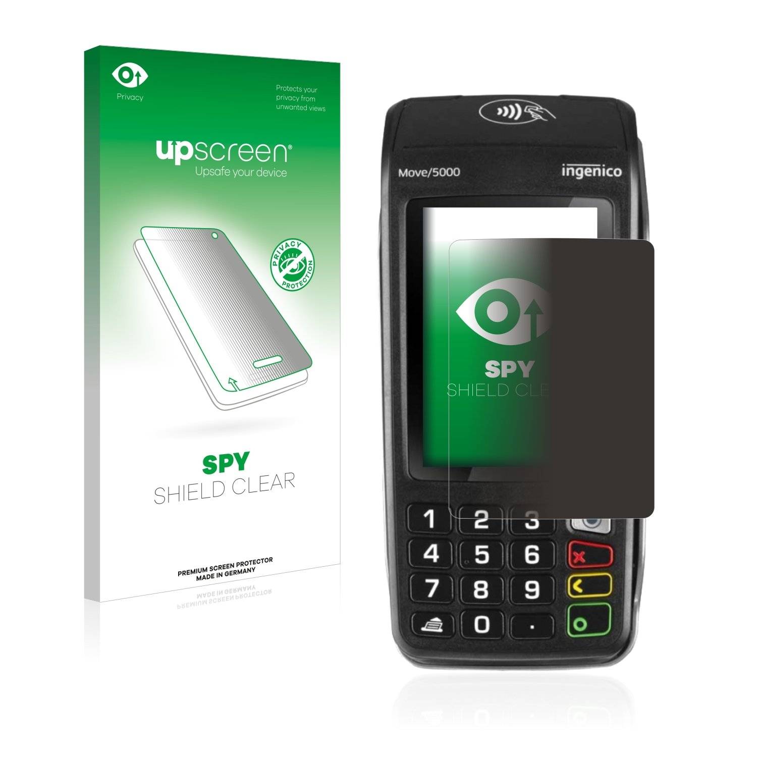 upscreen Sp Shiel Clea Premiu Blickschutzfoli fü Ingenic Move/5000