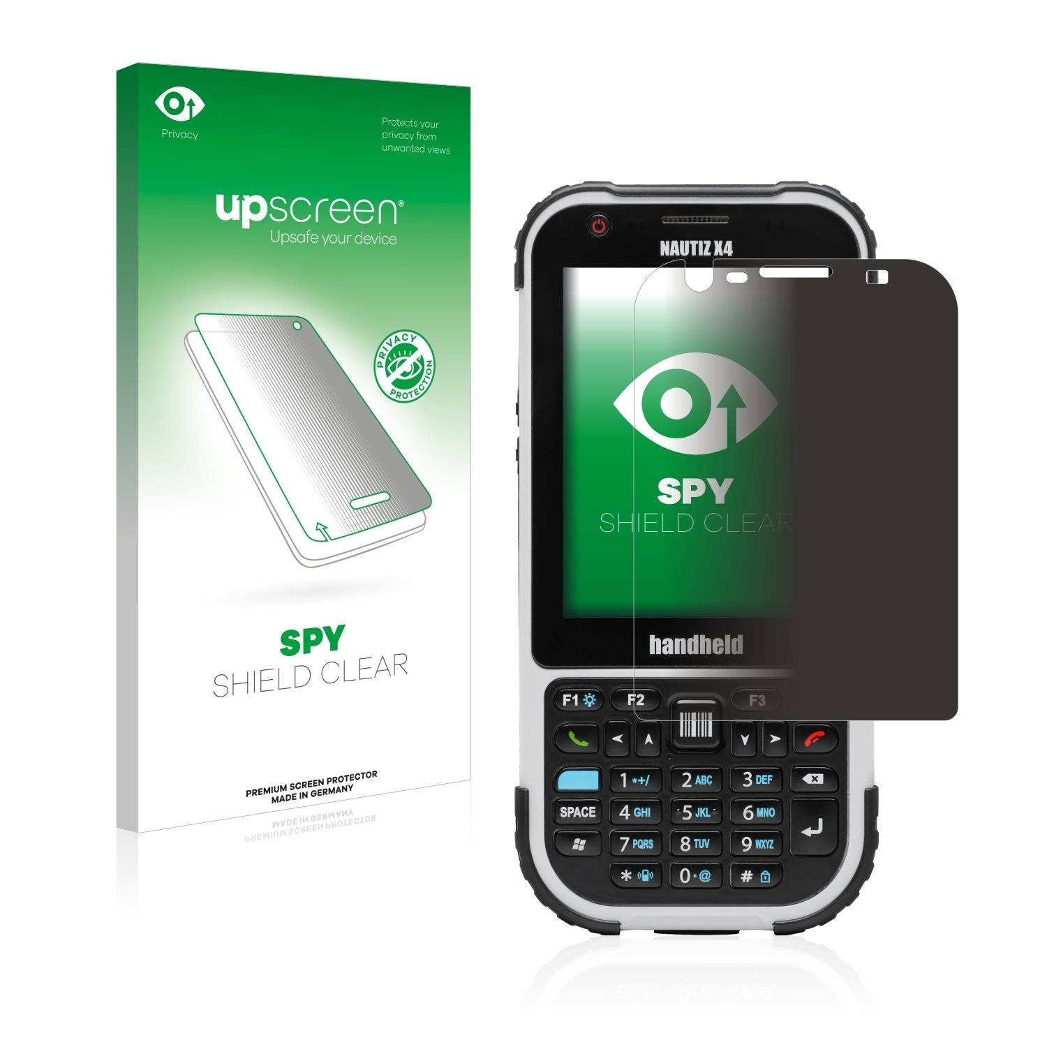 upscreen Sp Shiel Clea Premiu Blickschutzfoli fü Handhel Nauti X4