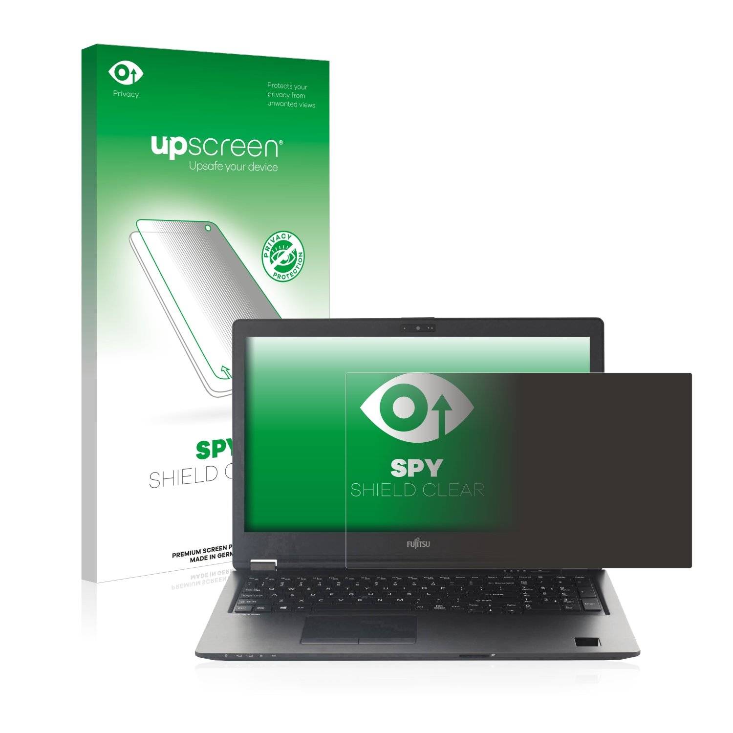 upscreen Sp Shiel Clea Premiu Blickschutzfoli fü Fujits Lifeboo U75 Non-Touch