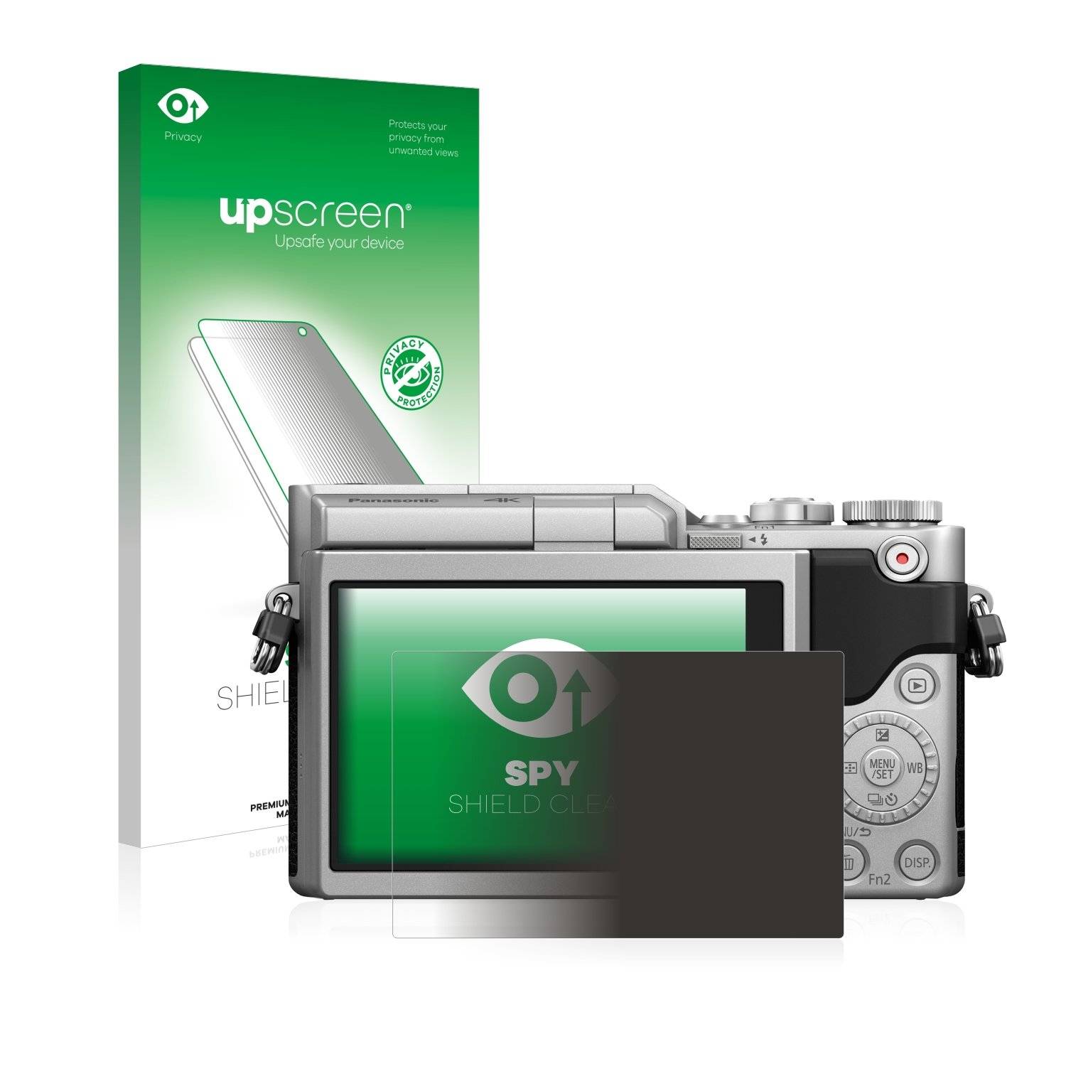 upscreen Sp Shiel Clea Premiu Blickschutzfoli fü Panasoni Lumi DC-GX880