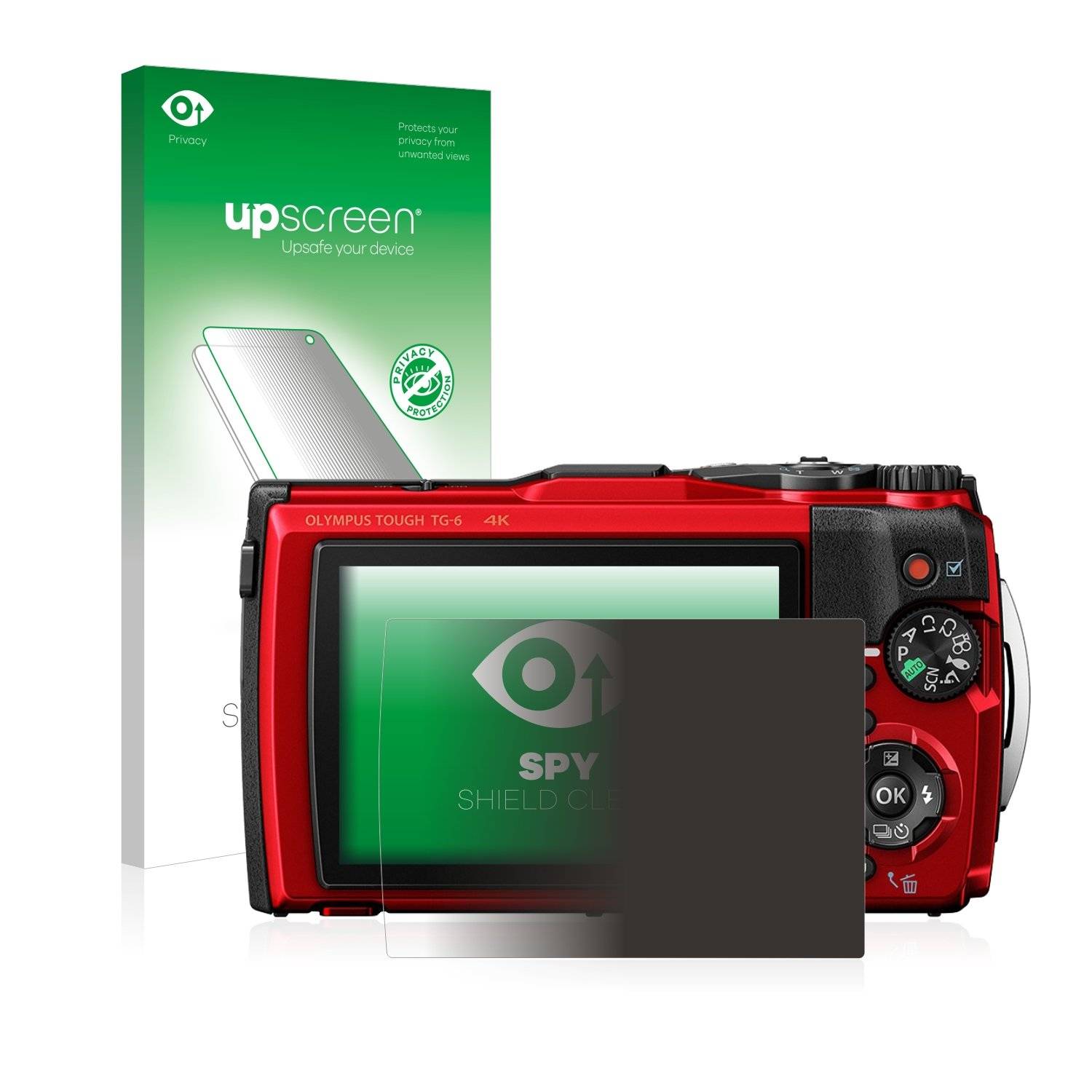 upscreen Sp Shiel Clea Premiu Blickschutzfoli fü Olympu Toug TG-6