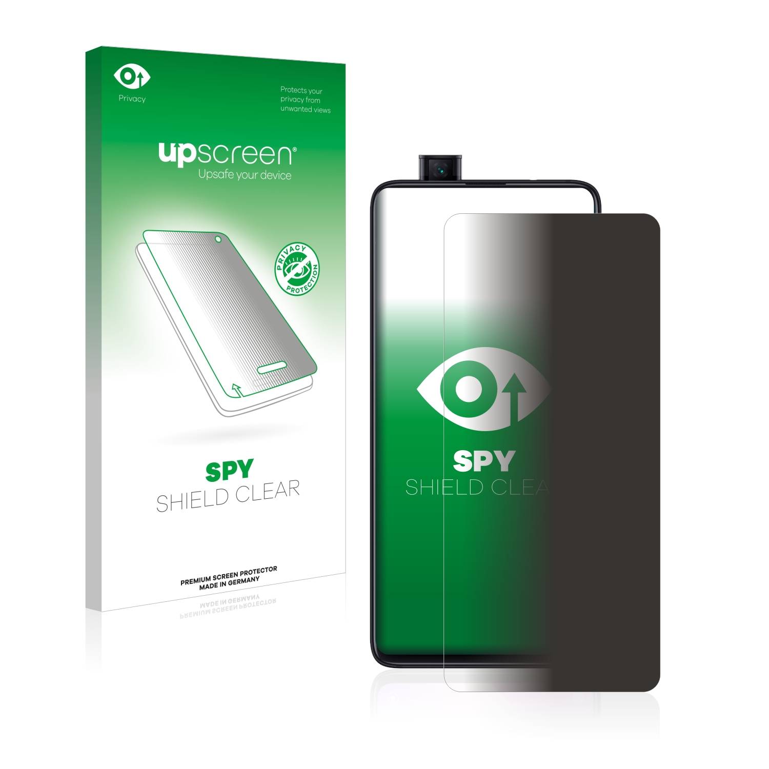 upscreen Spy Shield Sichtschutz-Folie für Xiaomi Mi 9T