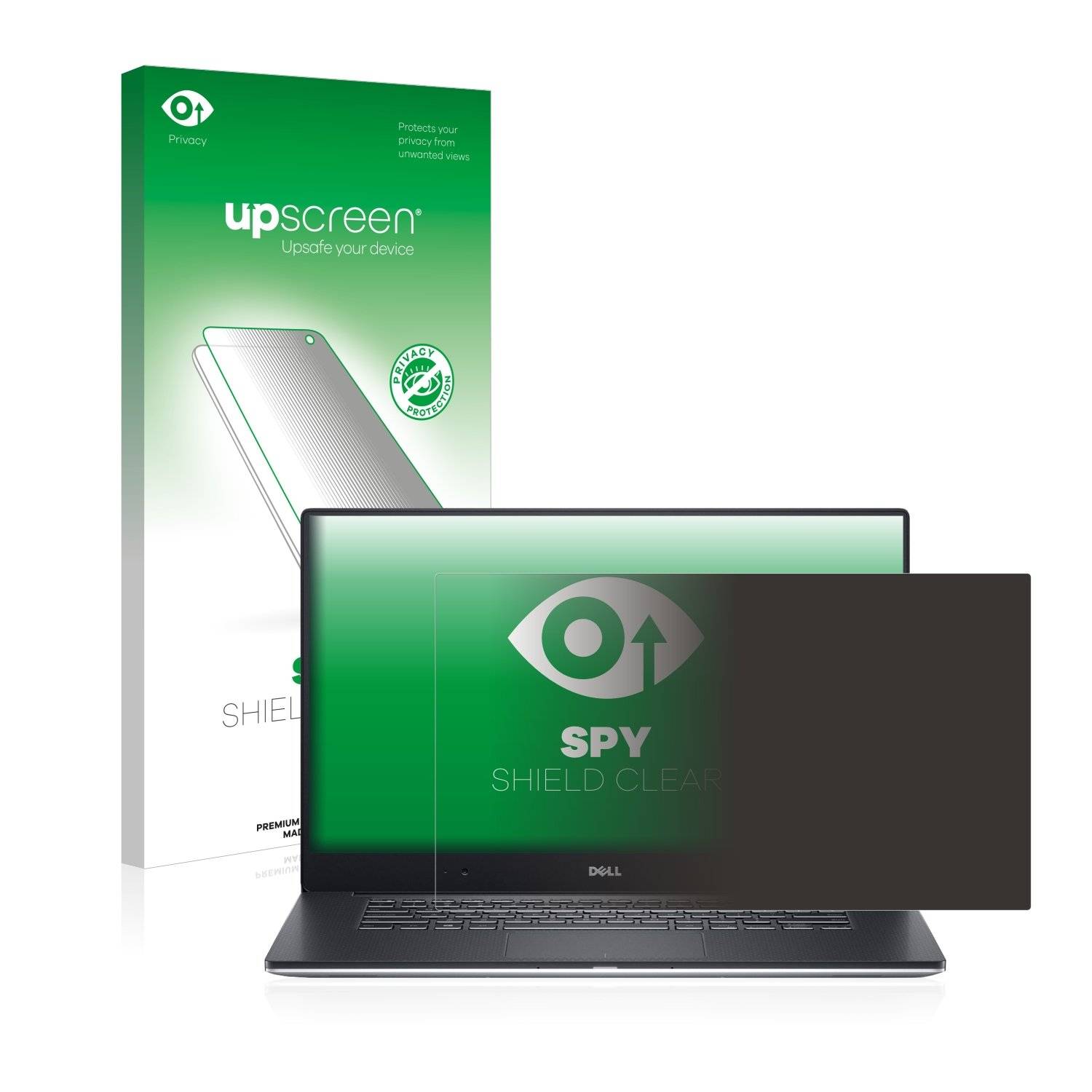 upscreen Sp Shiel Clea Premiu Blickschutzfoli fü Del Precisio 552 H Non-Touch