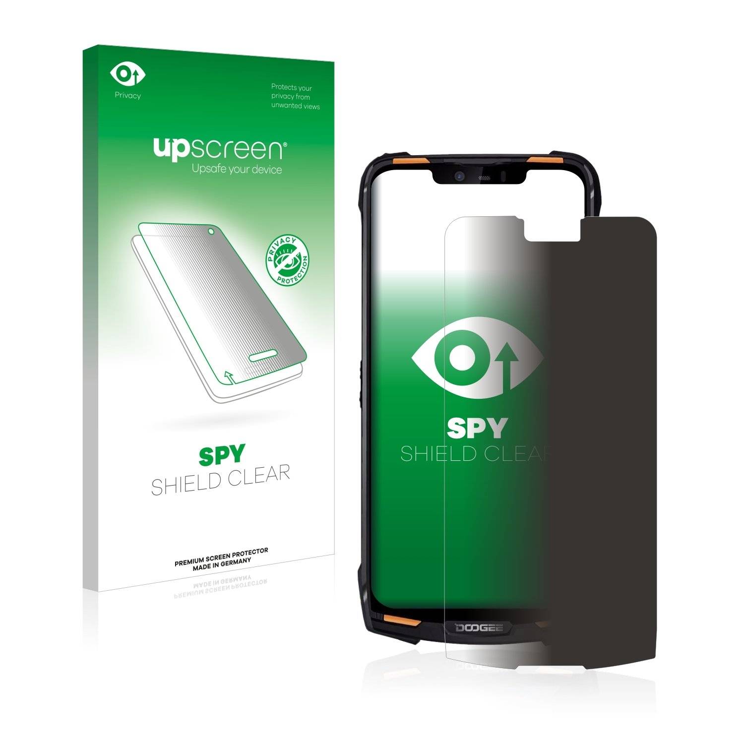 upscreen Sp Shiel Clea Premiu Blickschutzfoli fü Dooge S9 Pro