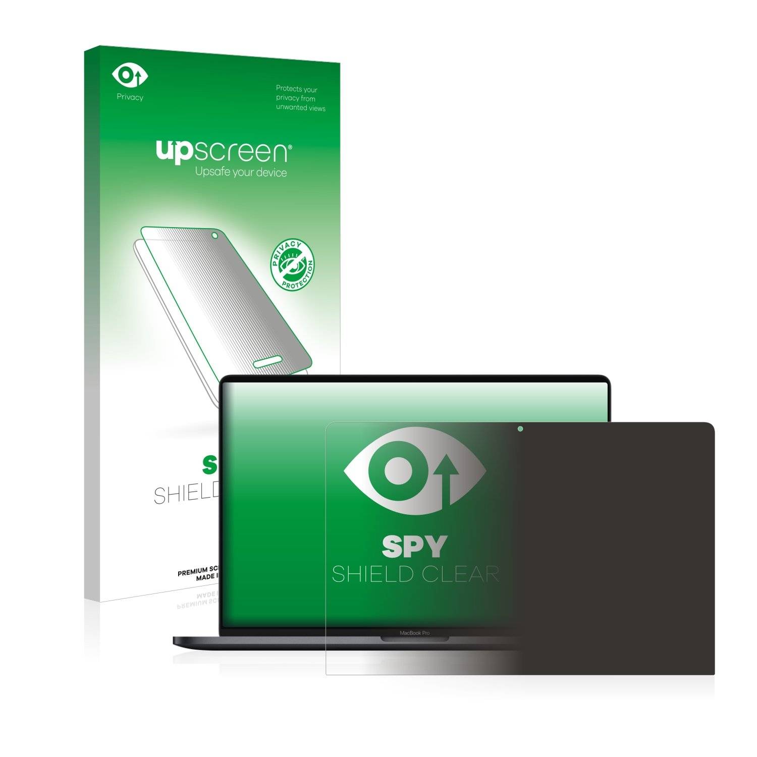 upscreen Sp Shiel Clea Premiu Blickschutzfoli fü Appl MacBoo Pr 1 2019